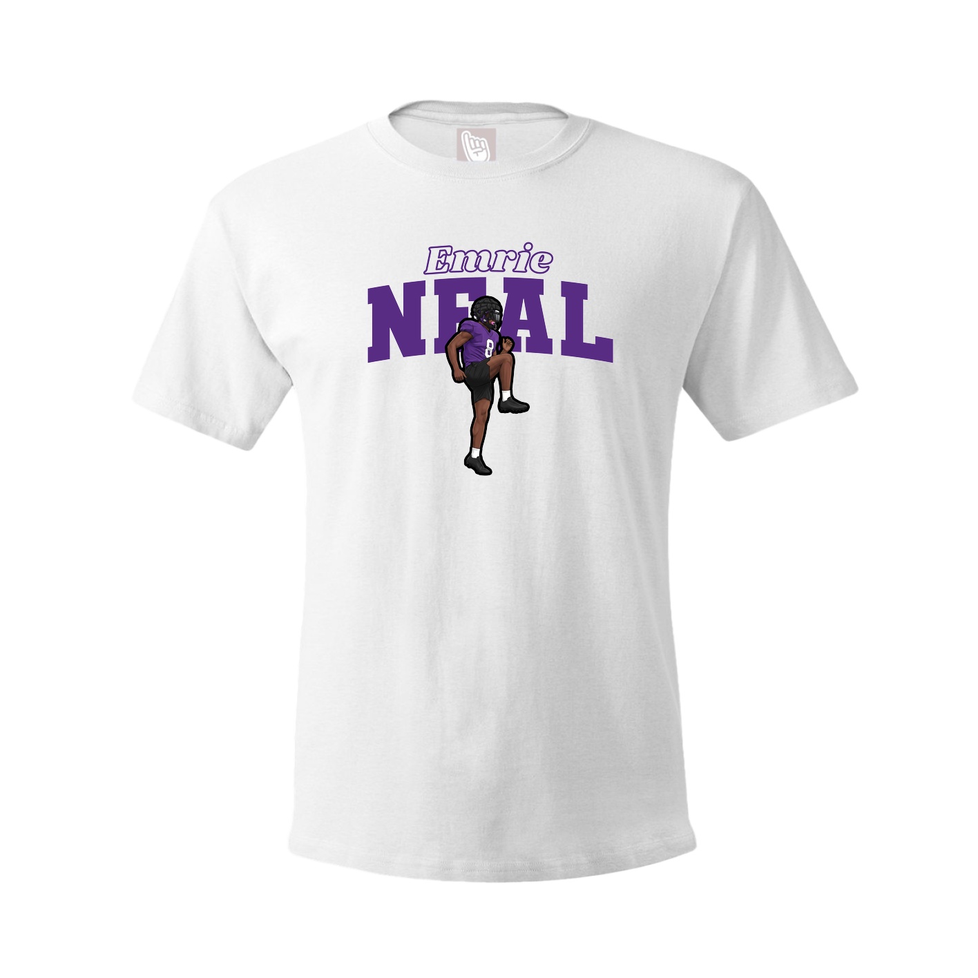 Tee — Name Arch in White