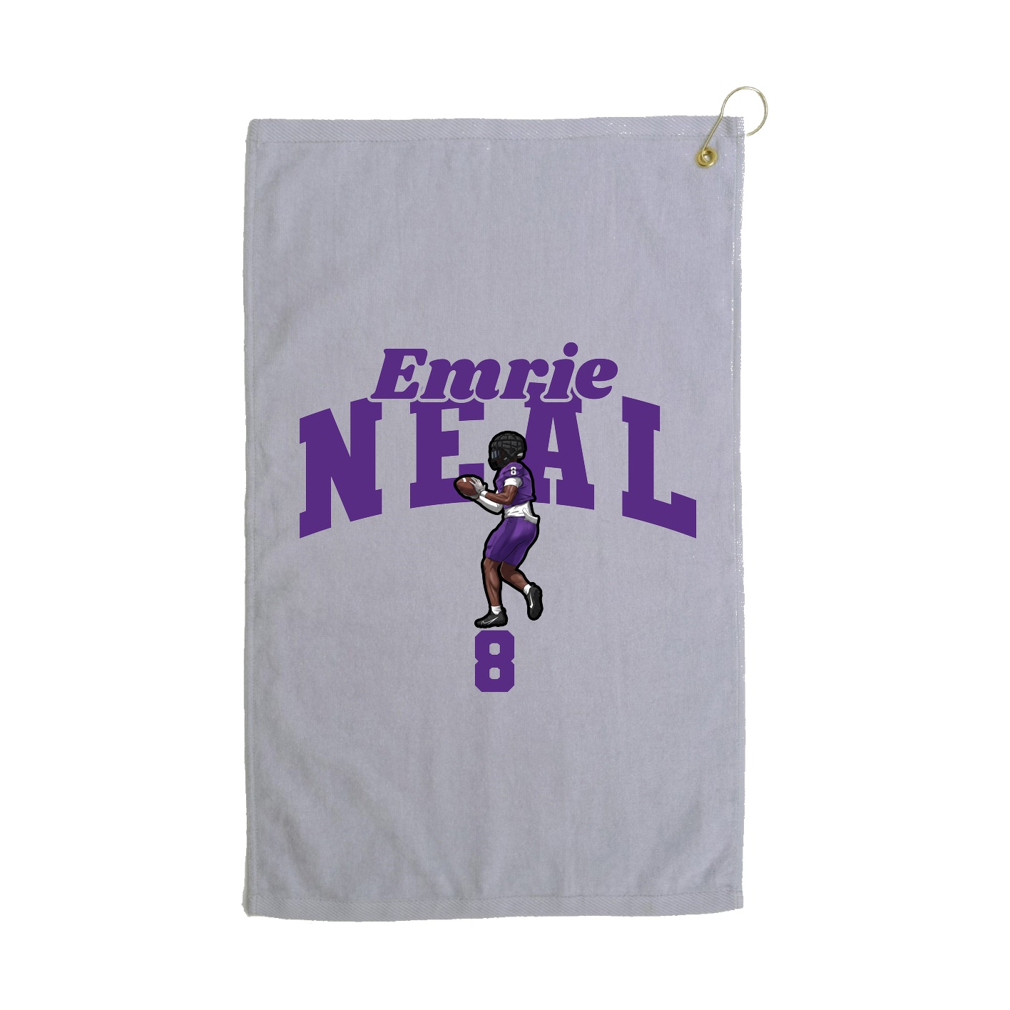 Golf Towel — Signature Arch in Grey