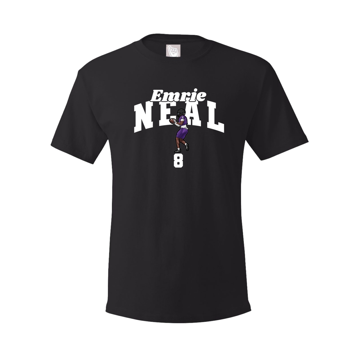 Youth Tee — Signature Arch in Black
