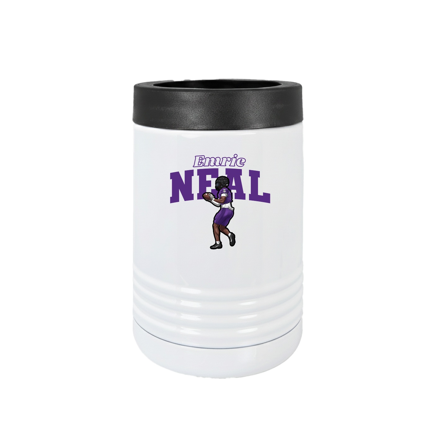 Beverage Holder — Name Arch in White