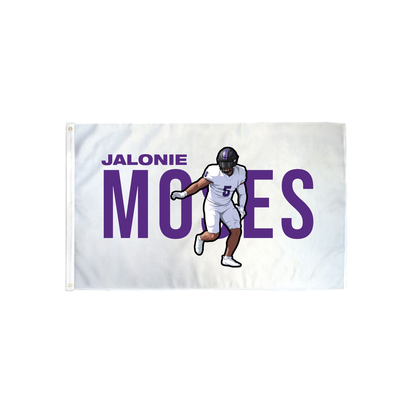 3x5 Flag — Player Name in Classic