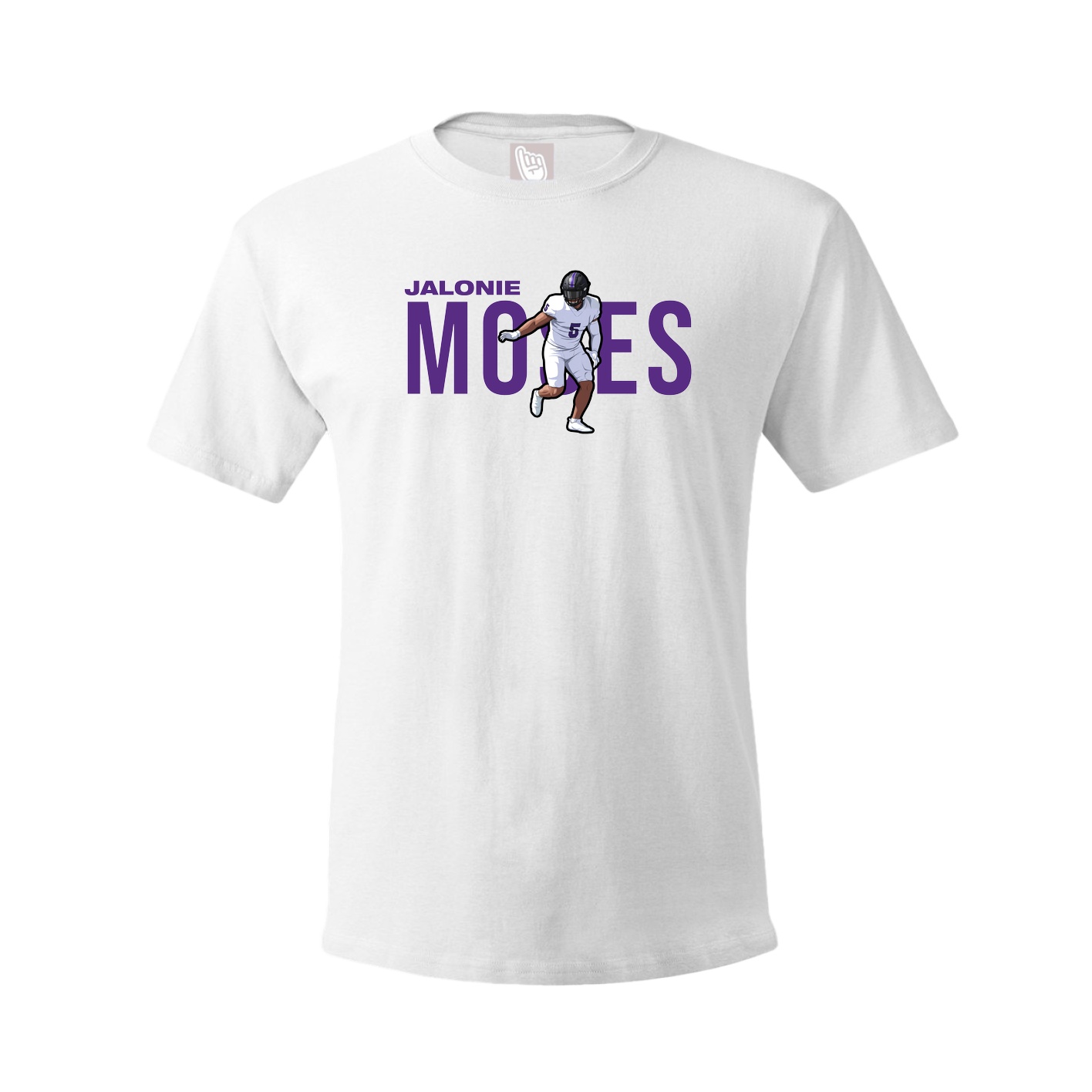 Youth Tee — Player Name in White