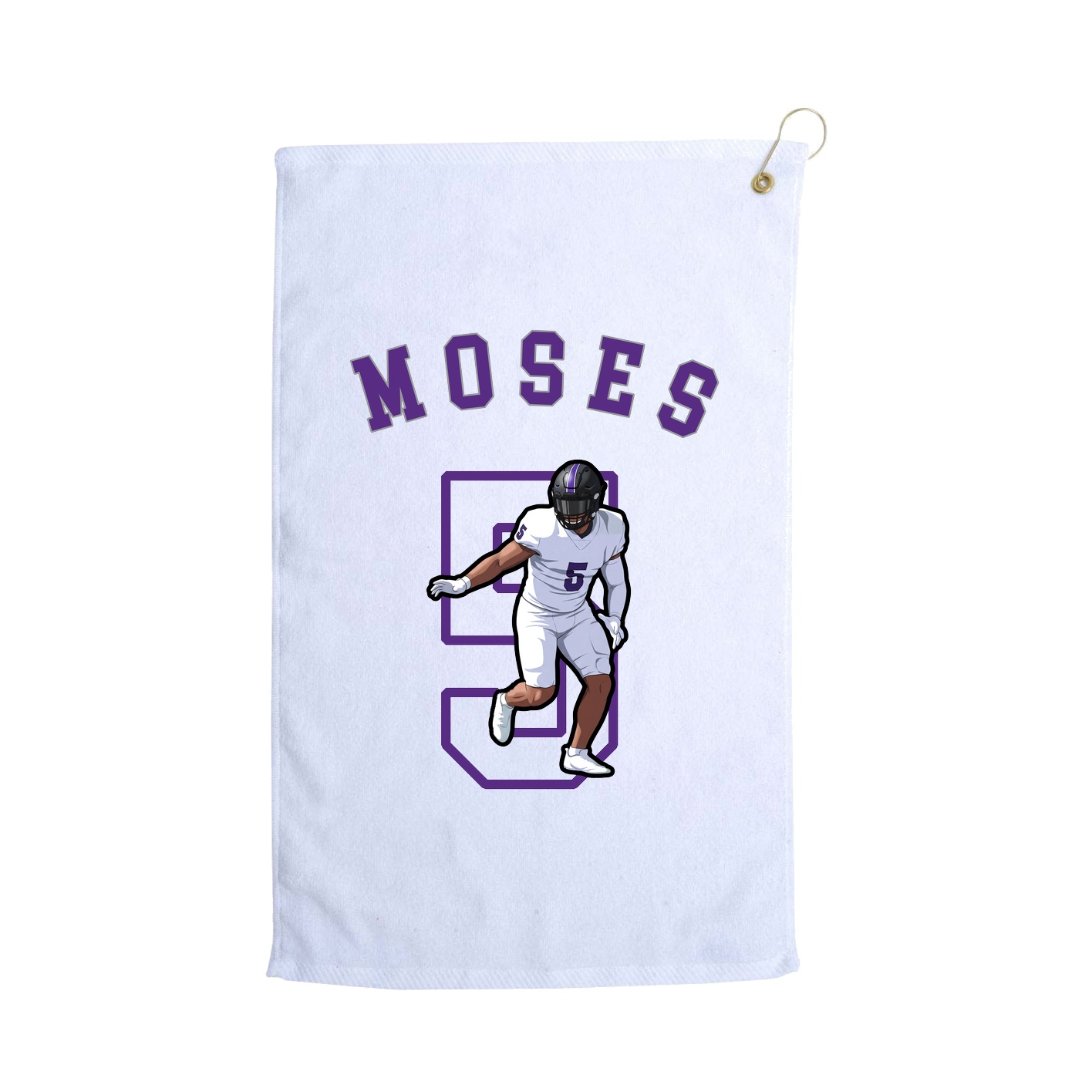 Golf Towel — Shirsey Arch in White