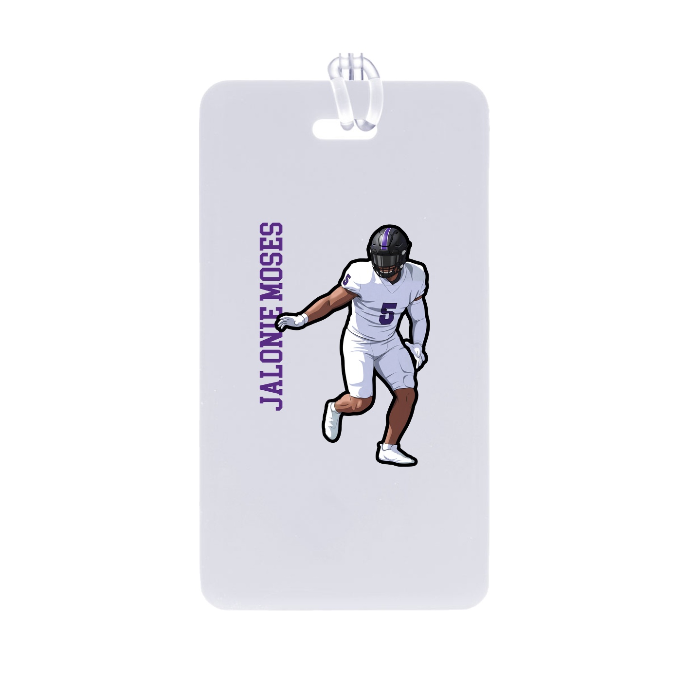 Bag Tag — Name Vertical in Classic