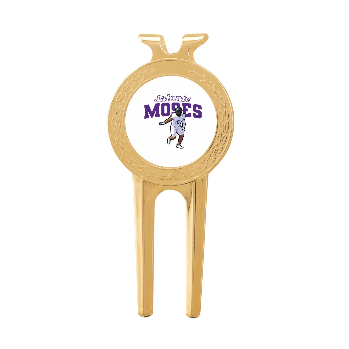 Divot Tool with Ball Marker — Name Arch in Classic