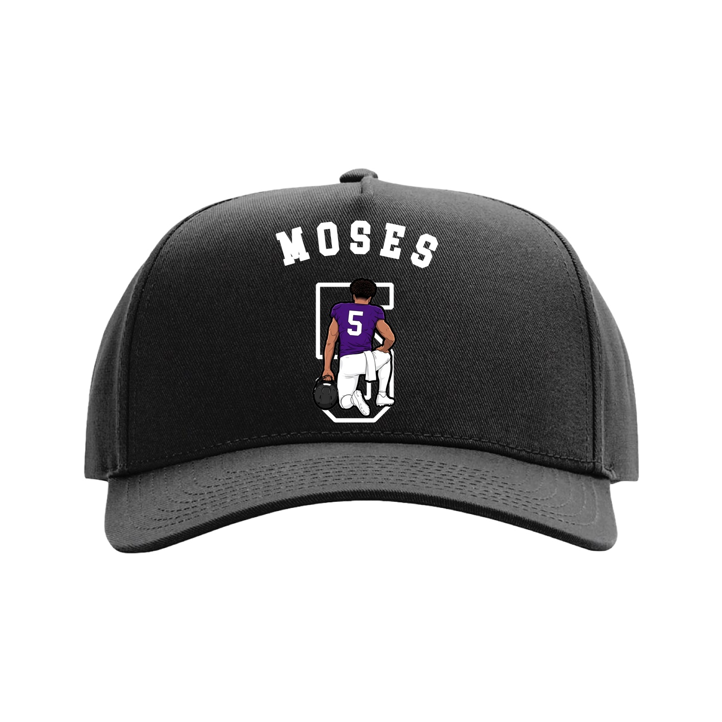 Full Fabric Five-Panel Champ Cap