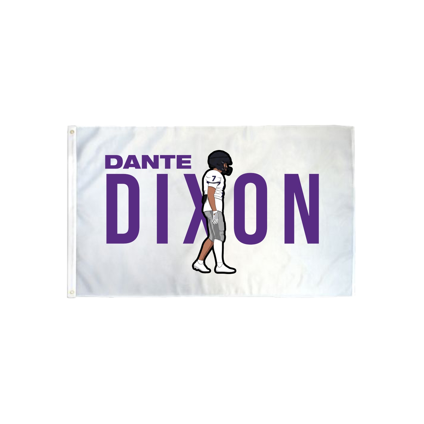 3x5 Flag — Player Name in Classic