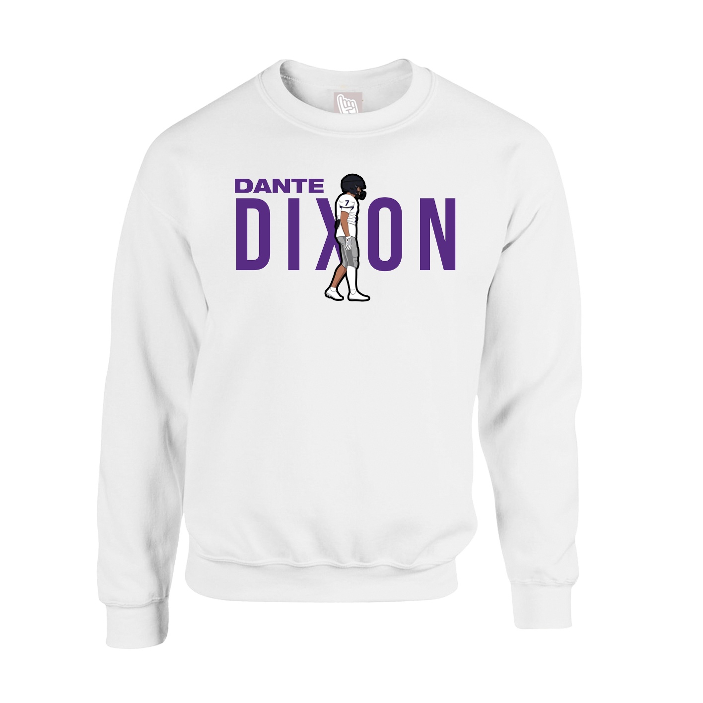 Fleece Crew — Player Name in White