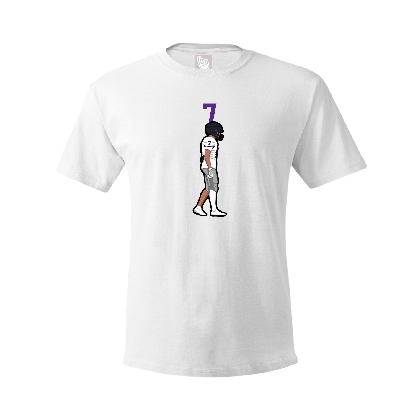 Tee — Number Top in White