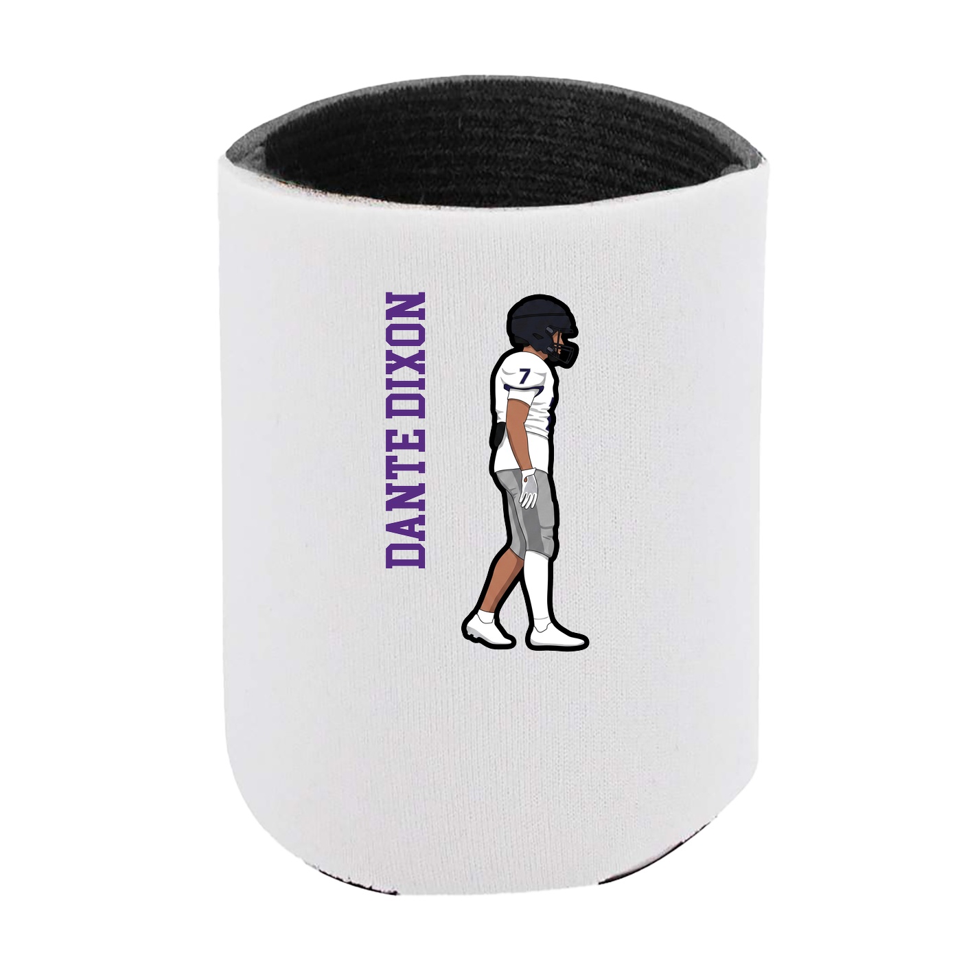 Can Holder — Name Vertical in White