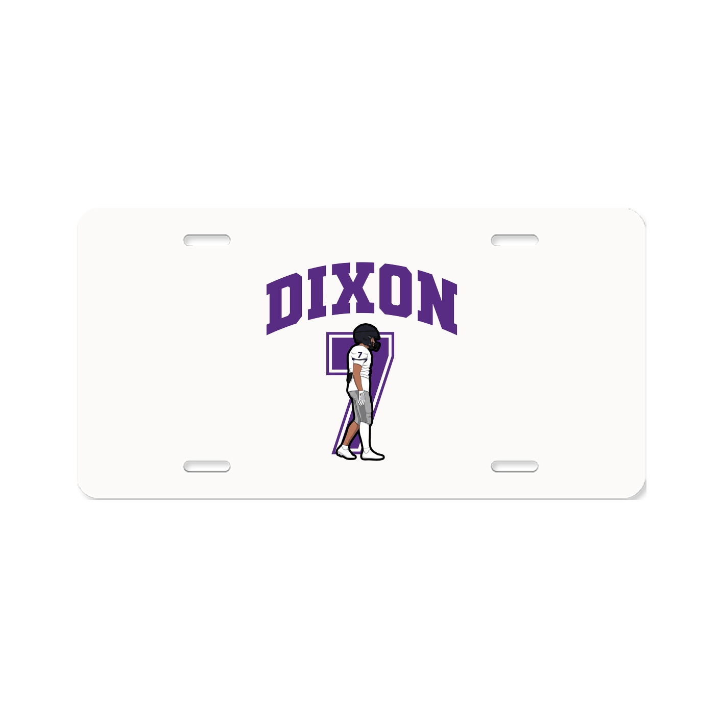 License Plate — Number in Classic