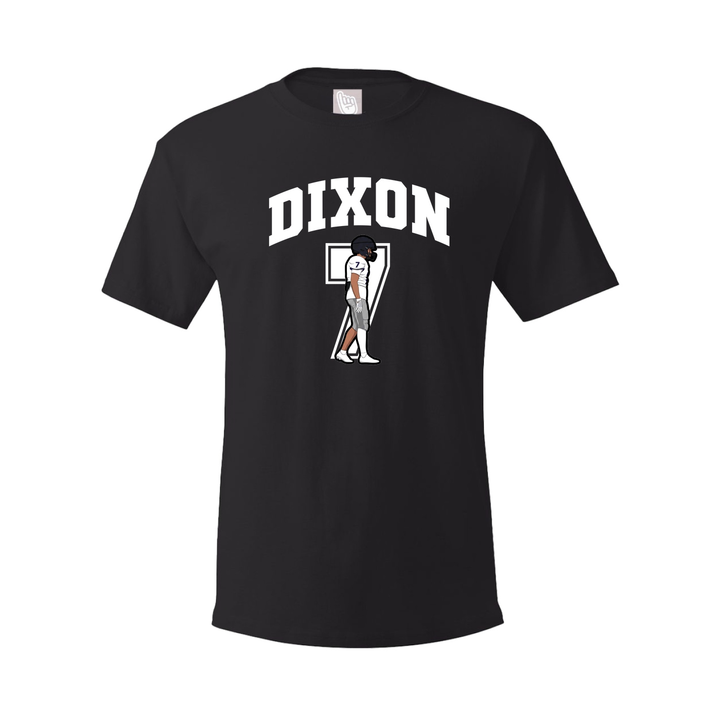 Youth Tee — Number in Black