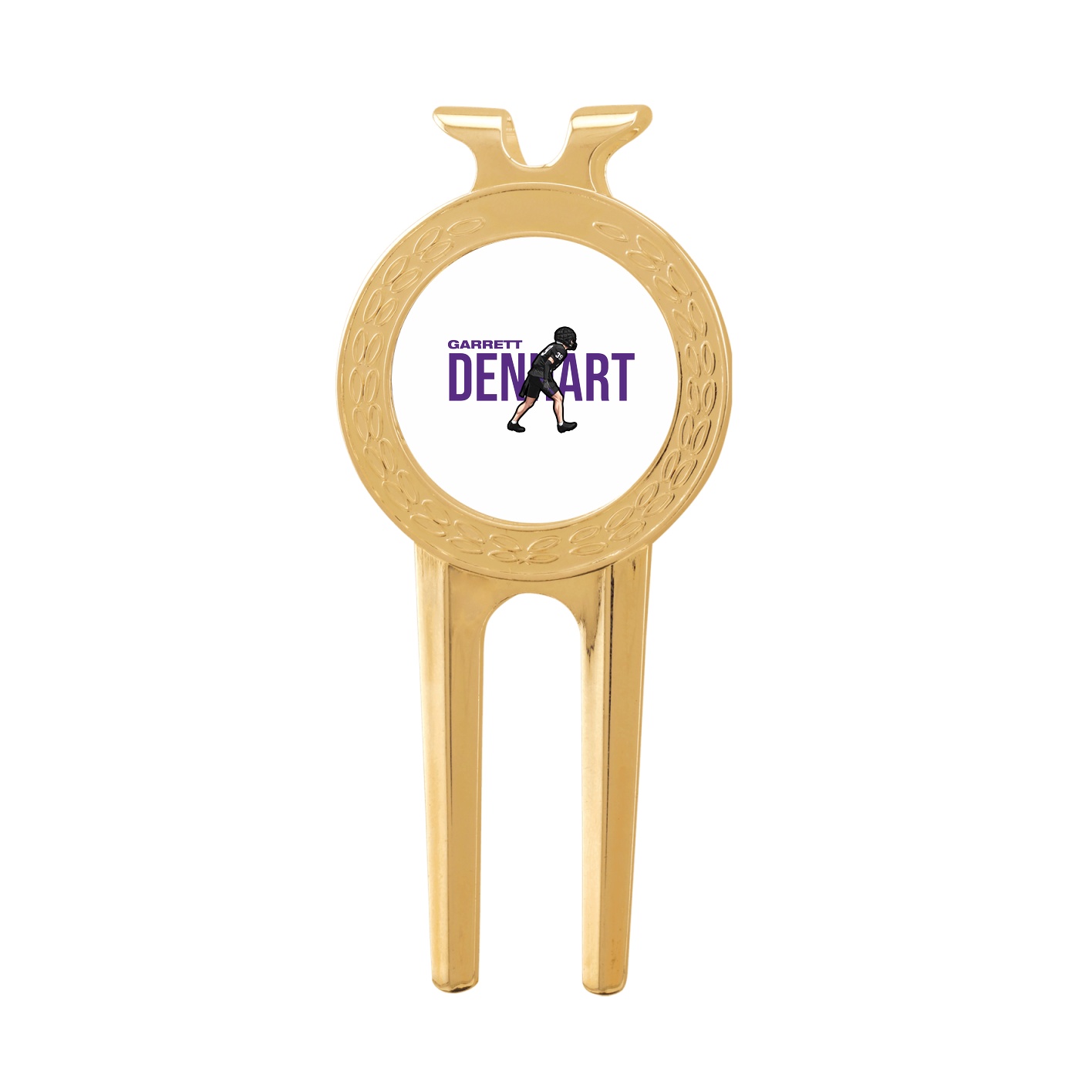 Divot Tool with Ball Marker — Player Name in Classic