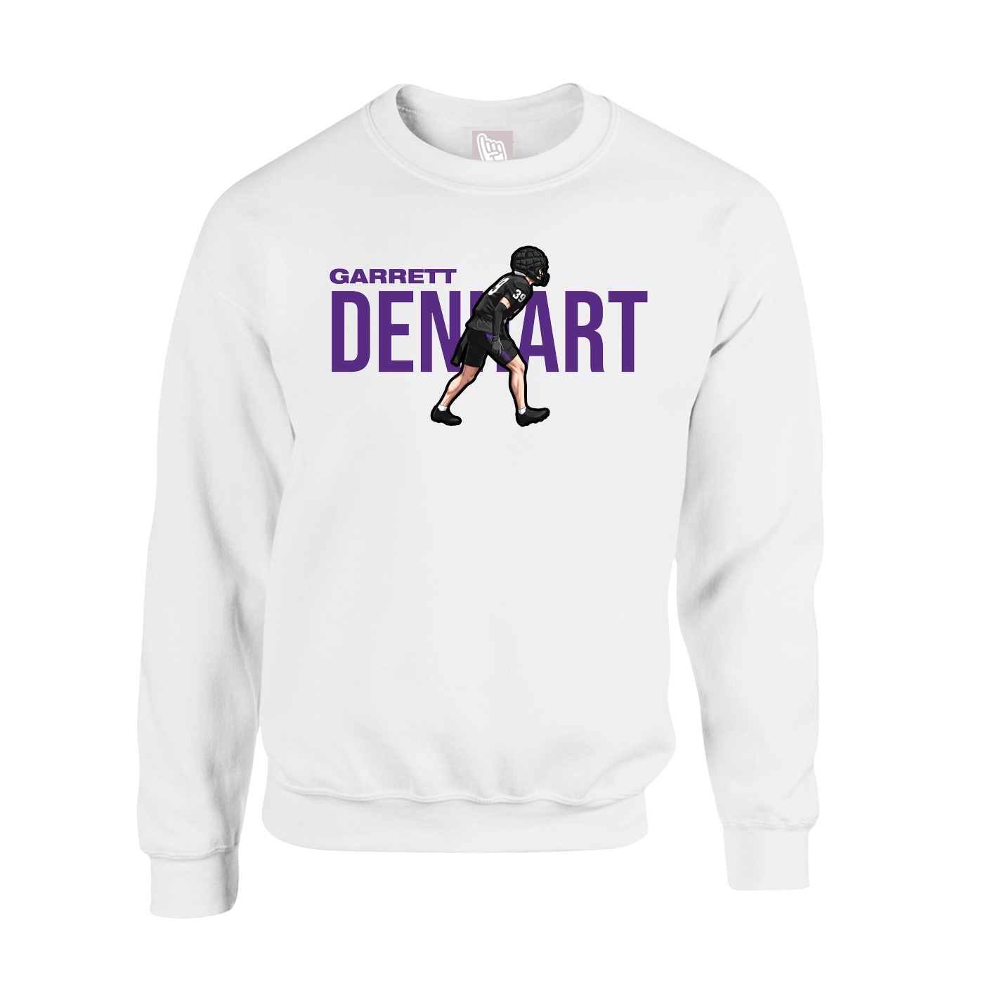 Fleece Crew — Player Name in White