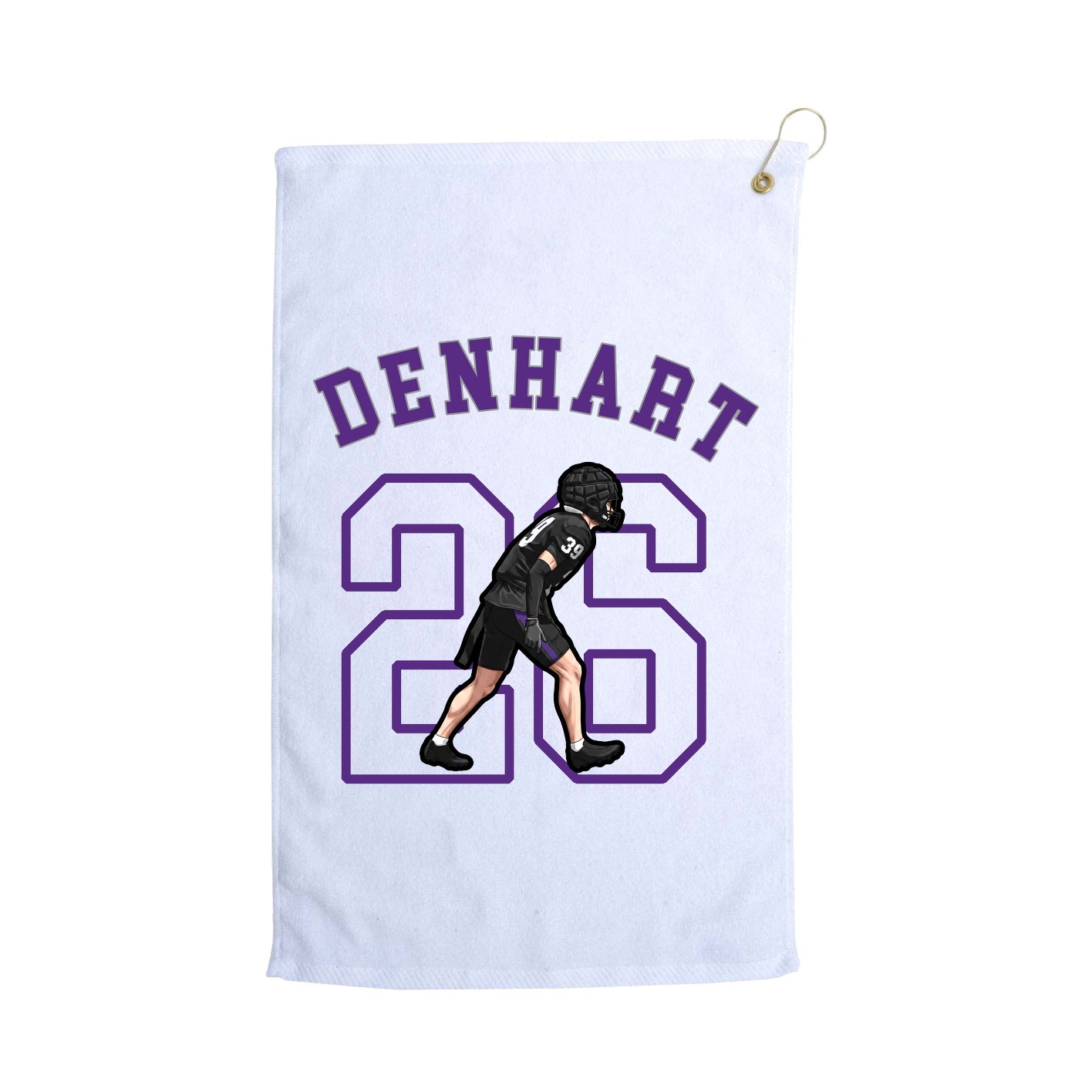 Golf Towel — Shirsey Arch in White