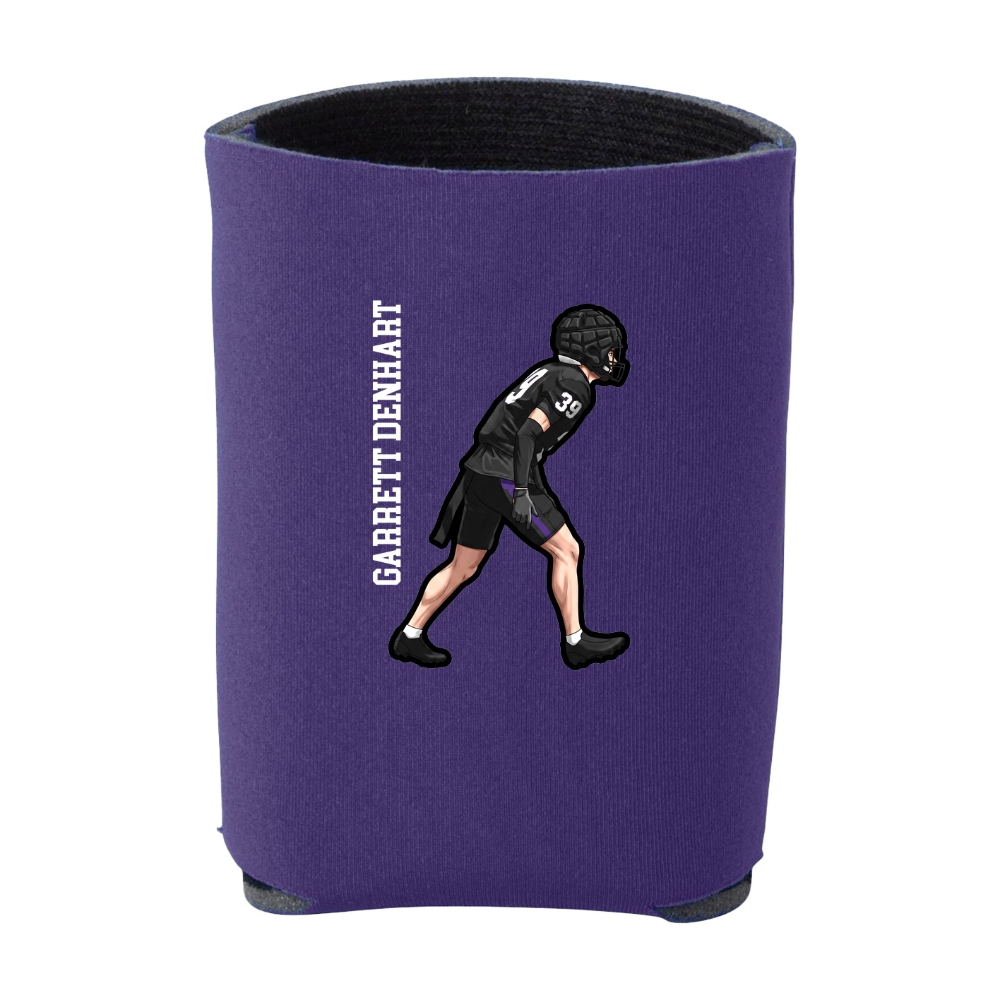 Can Holder — Name Vertical in Purple