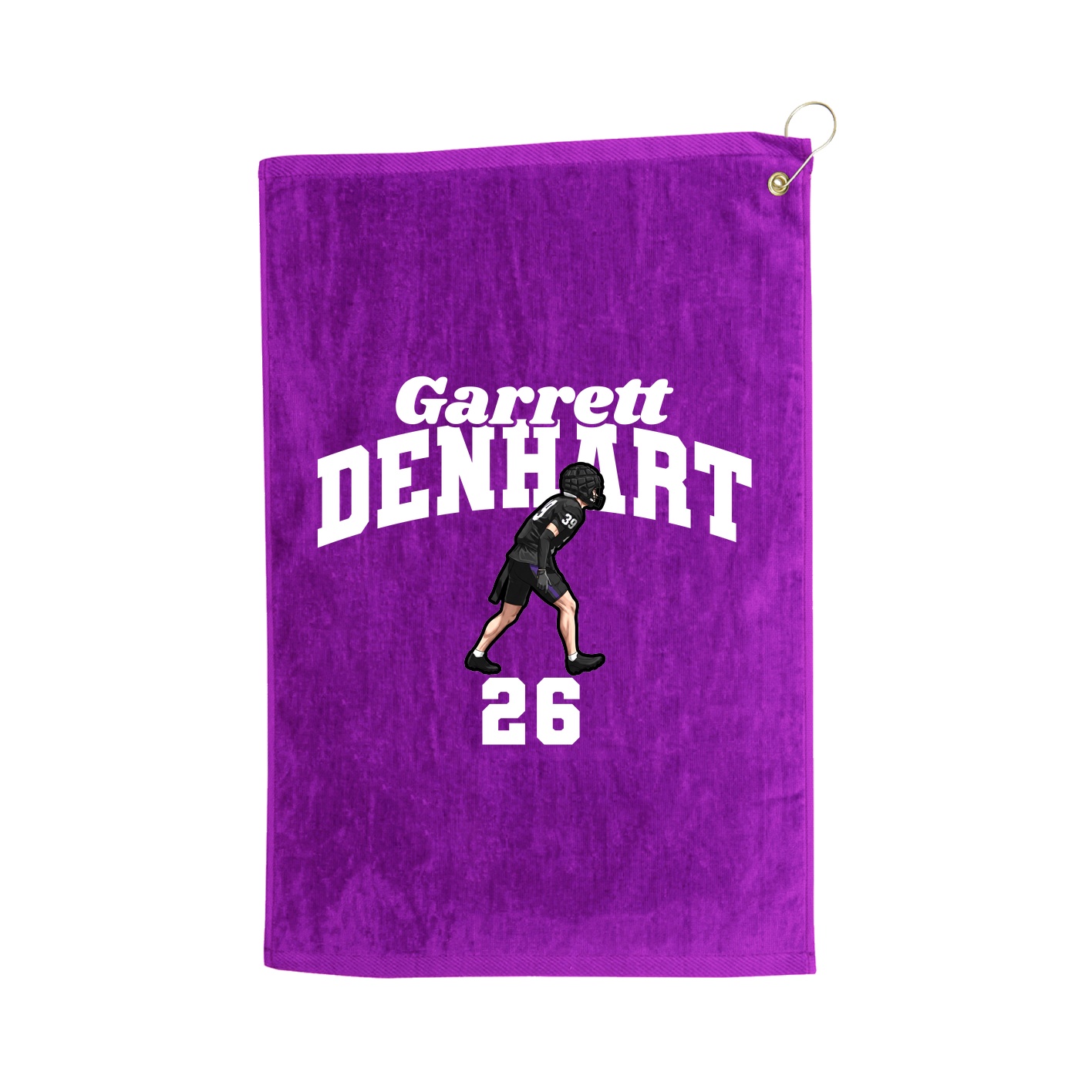 Golf Towel — Signature Arch in Purple