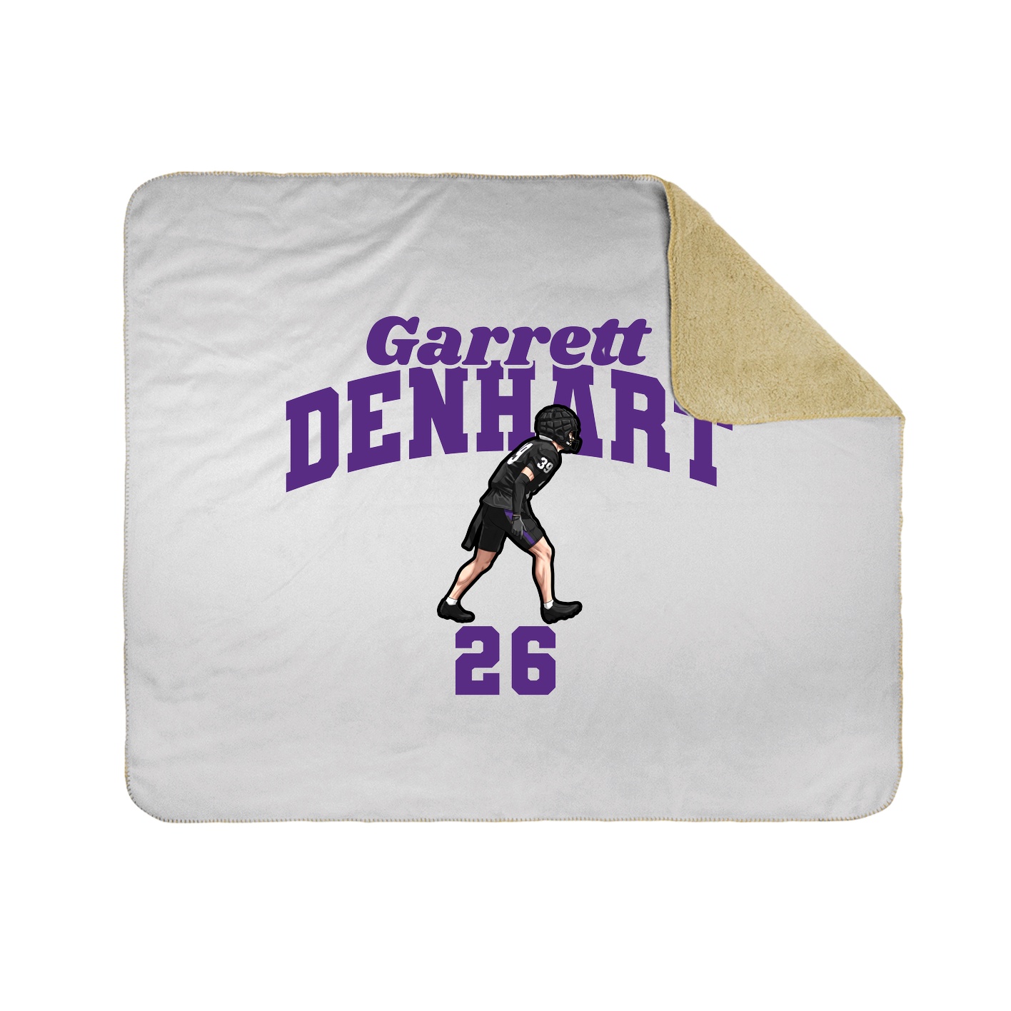 Throw Blanket — Signature Arch in White