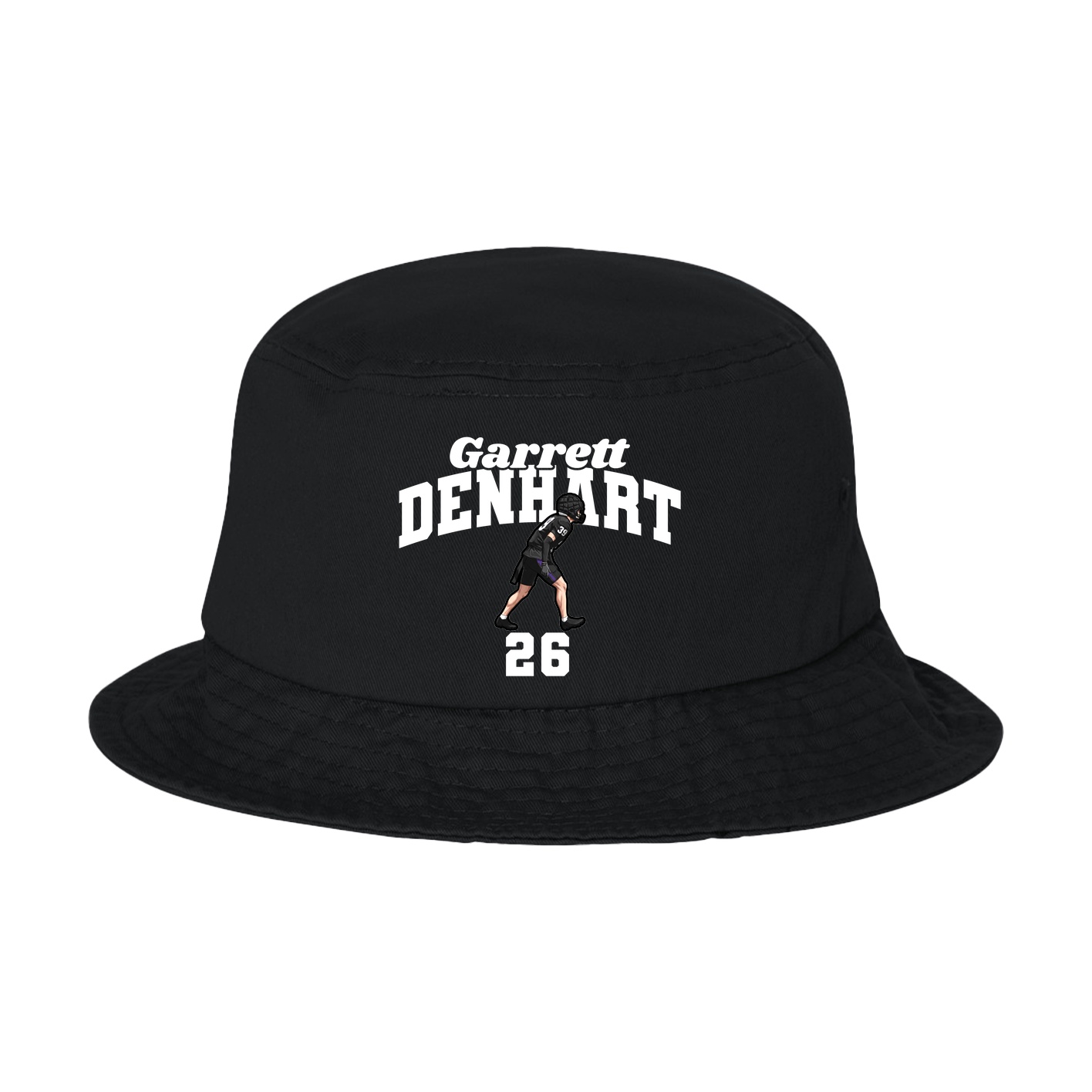 Bucket Cap — Signature Arch in Black