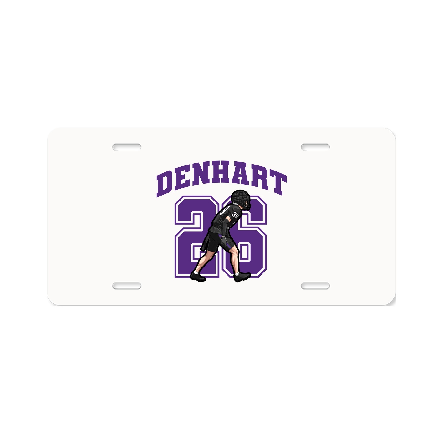 License Plate — Number in Classic