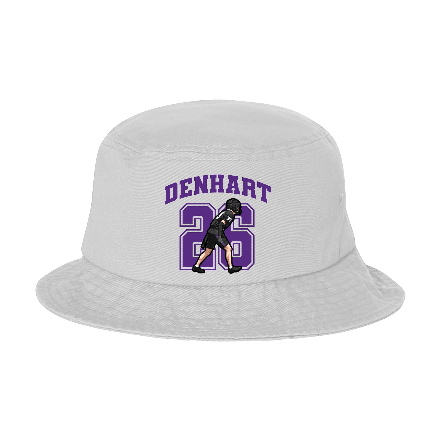 Bucket Cap — Number in White