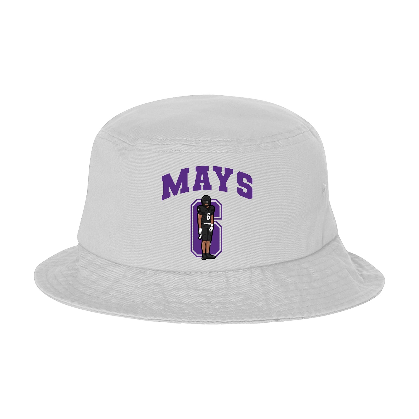 Bucket Cap — Number in White