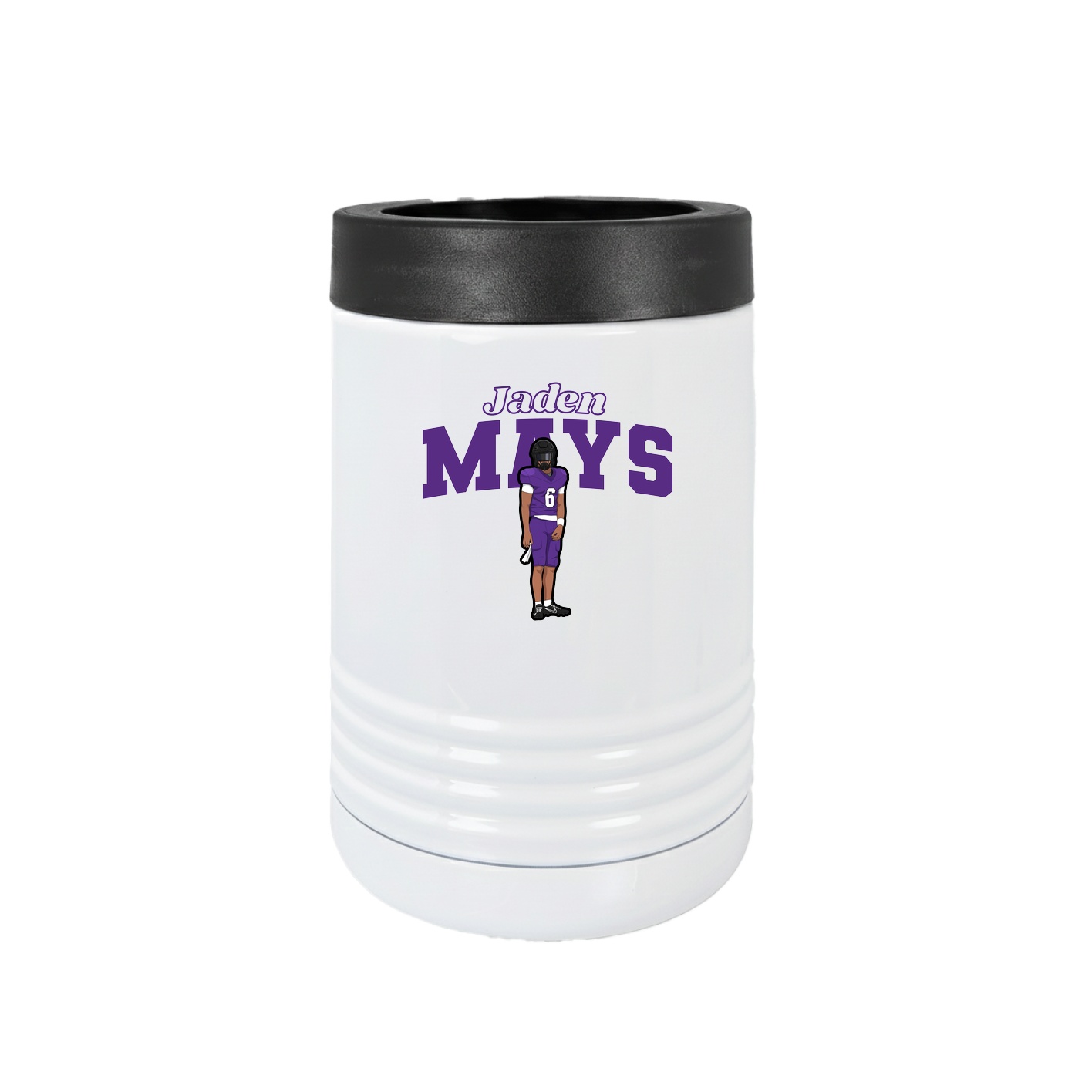 Beverage Holder — Name Arch in White