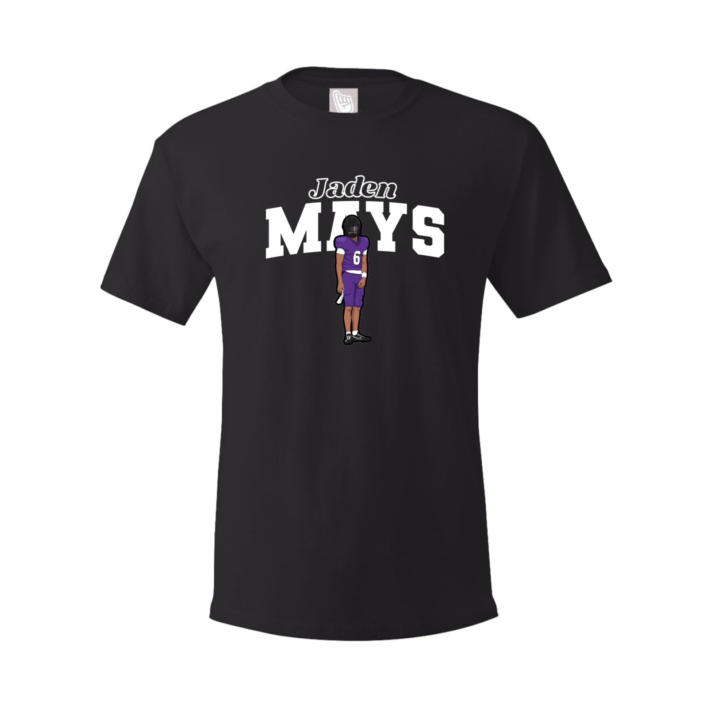 Youth Tee — Name Arch in Black