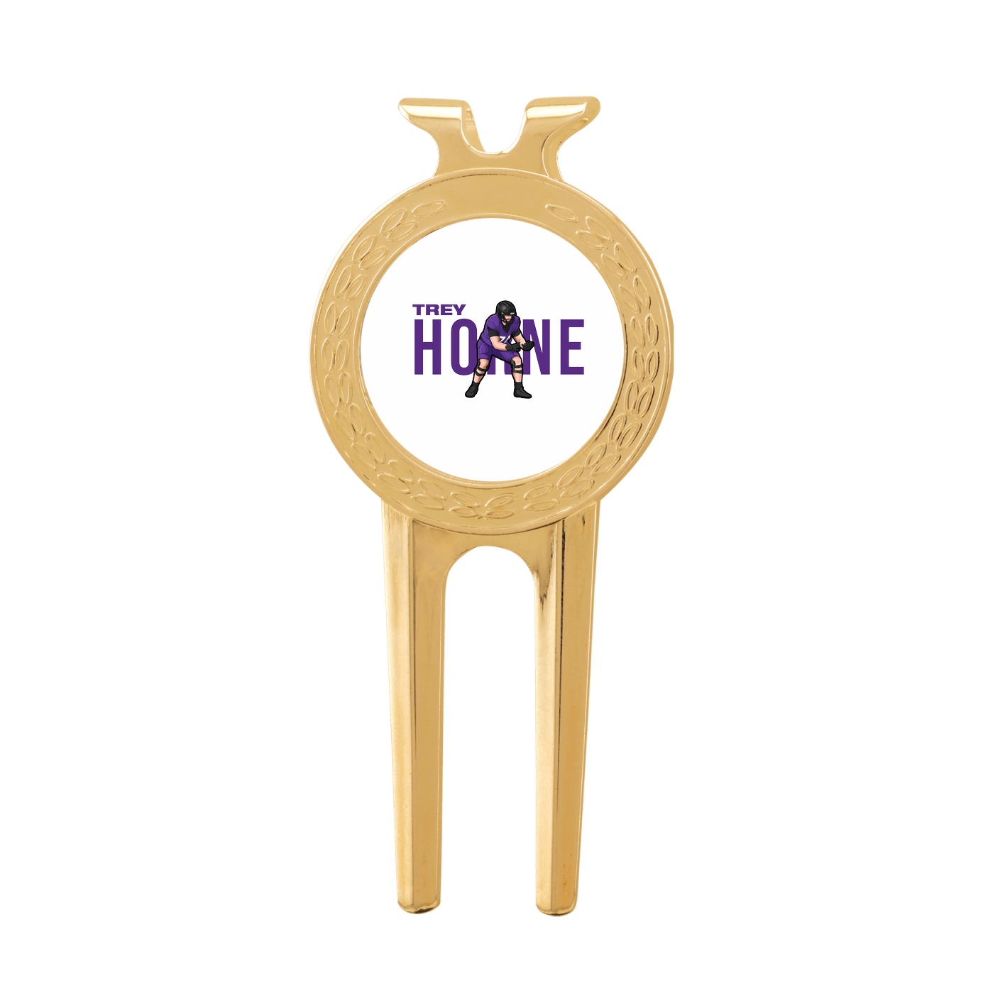 Divot Tool with Ball Marker — Player Name in Classic