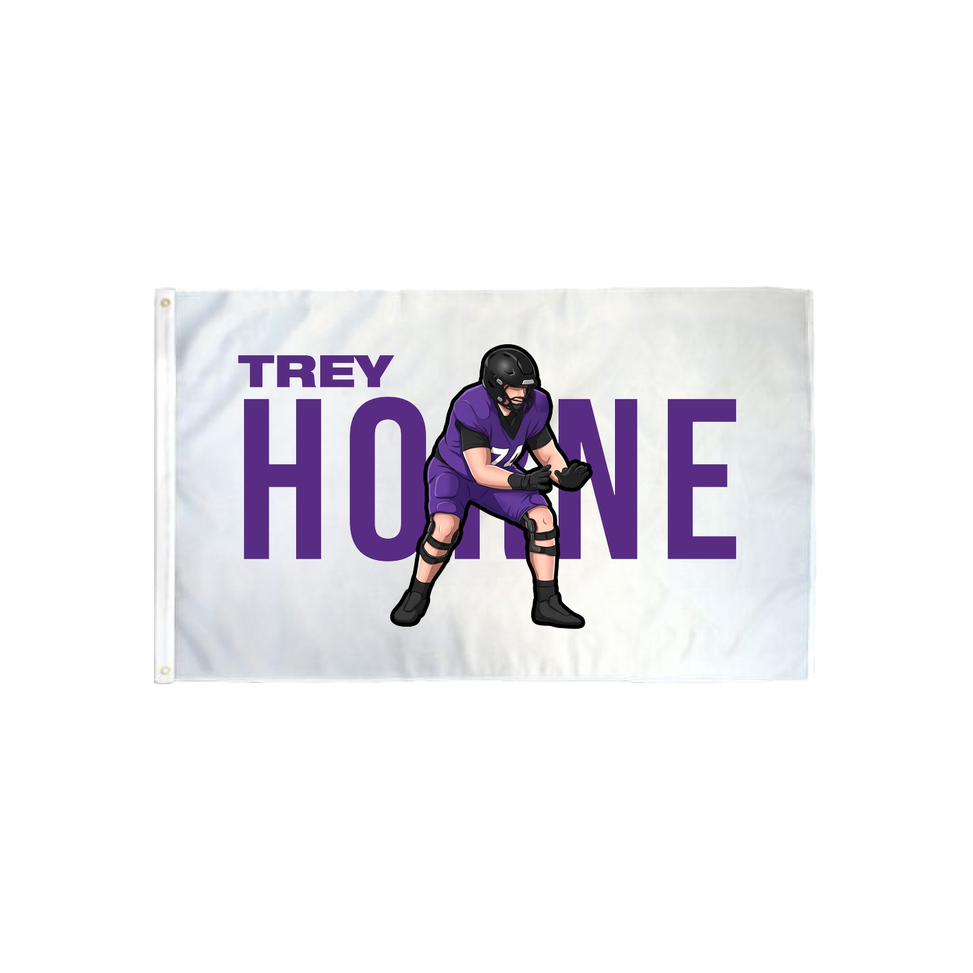 3x5 Flag — Player Name in Classic