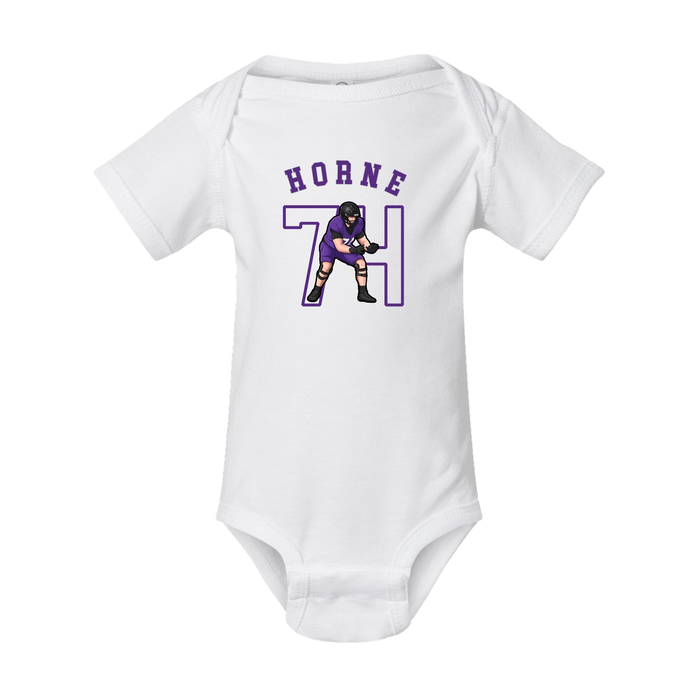 Baby Onesie — Shirsey Arch in White