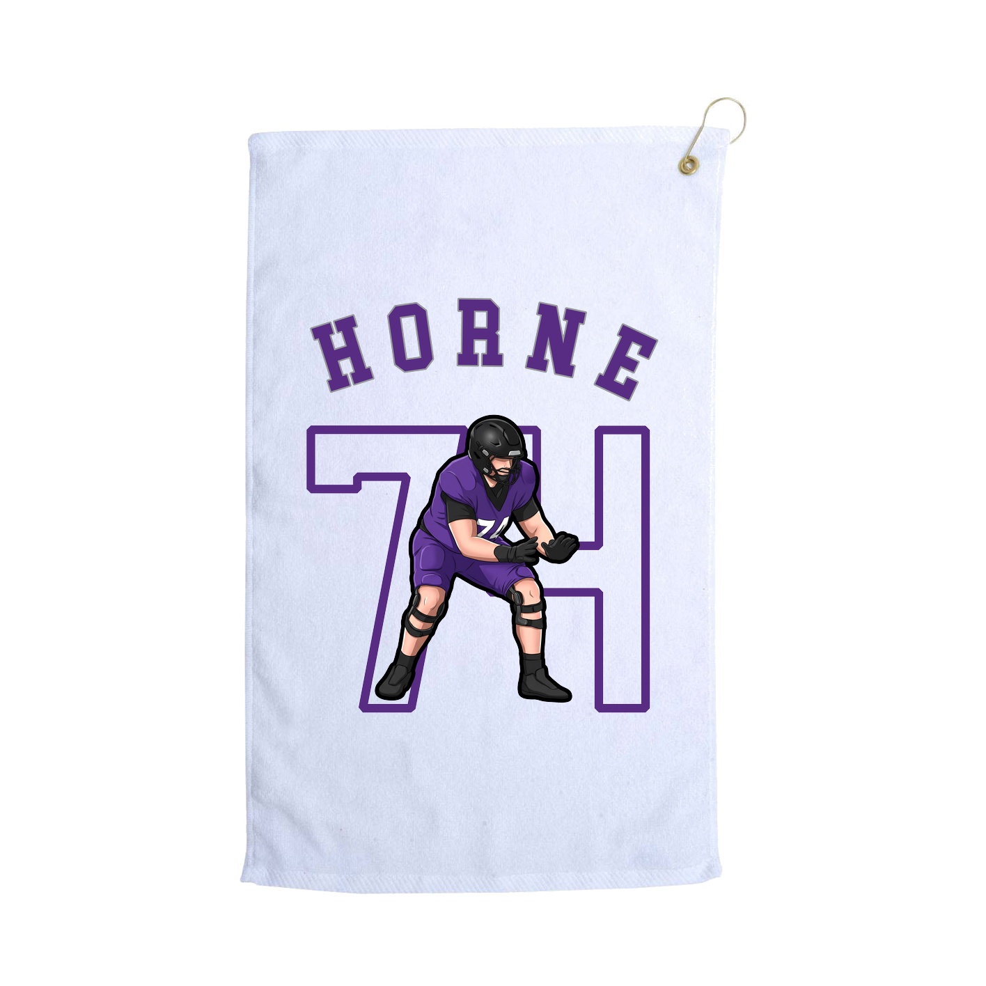 Golf Towel — Shirsey Arch in White