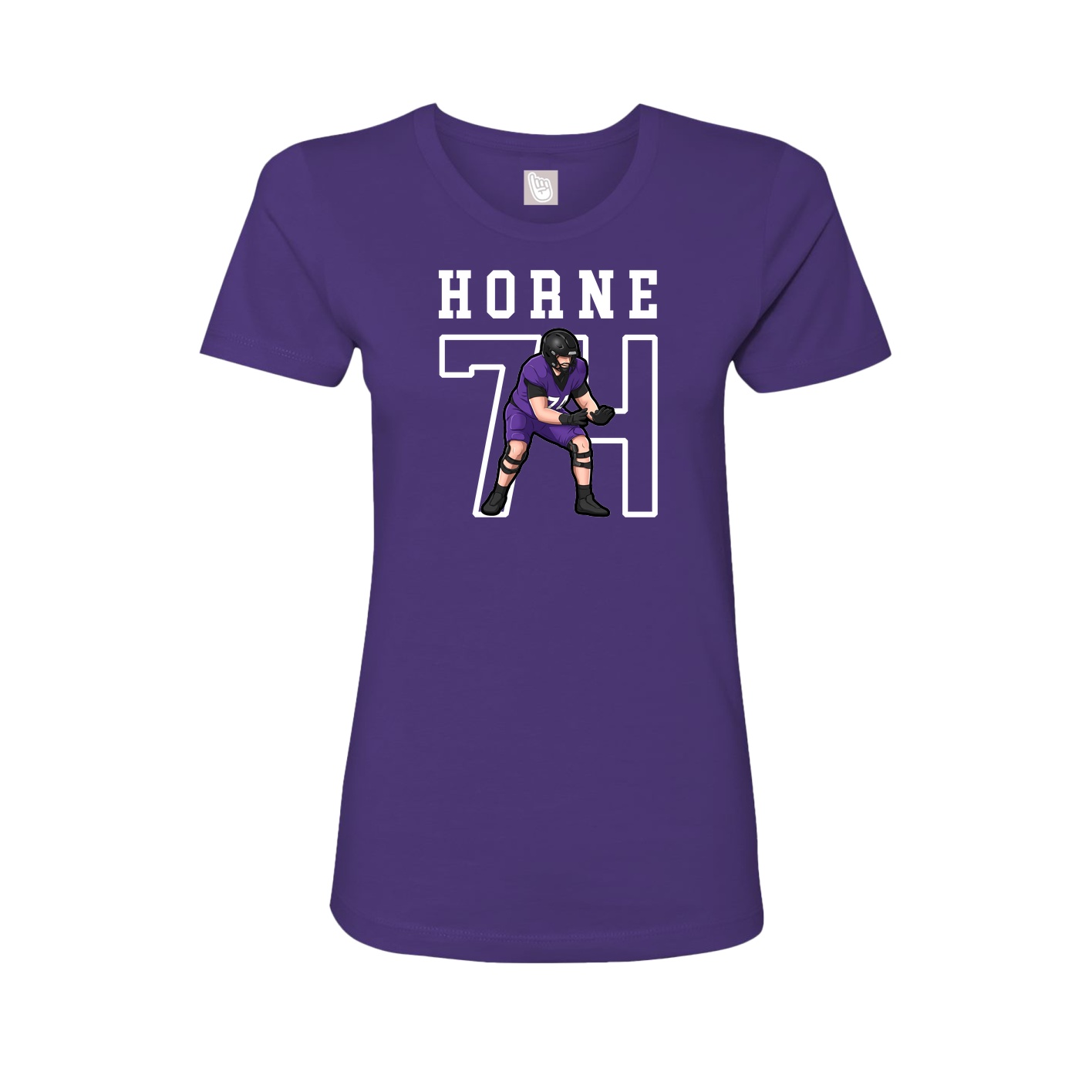 Fitted Women's Tee — Shirsey in Purple
