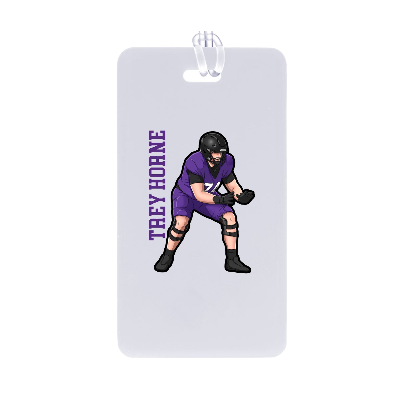 Bag Tag — Name Vertical in Classic