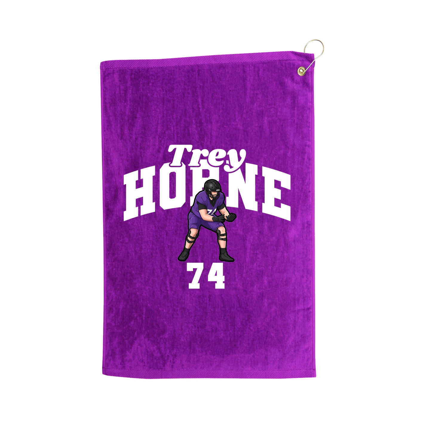 Golf Towel — Signature Arch in Purple