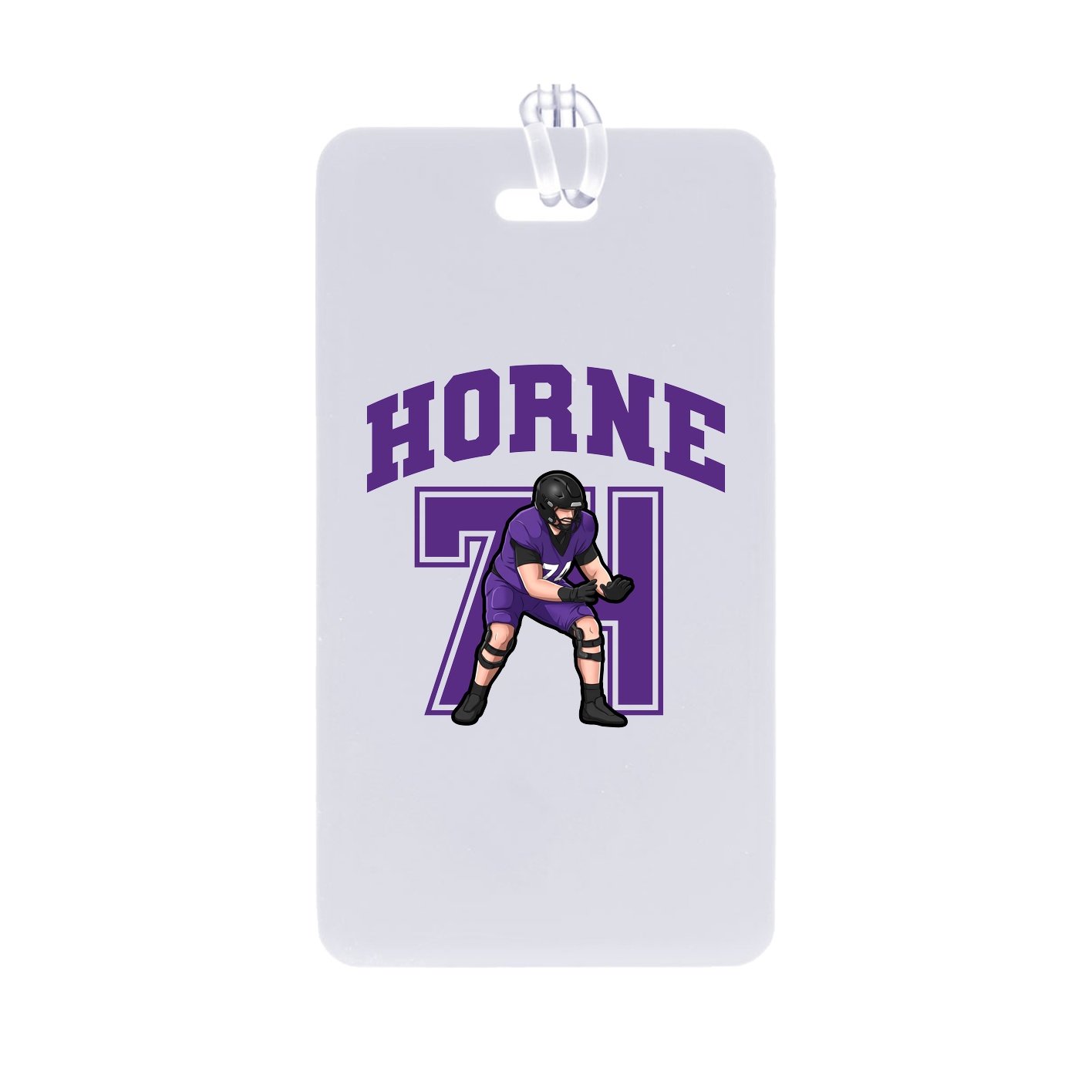 Bag Tag — Number in Classic
