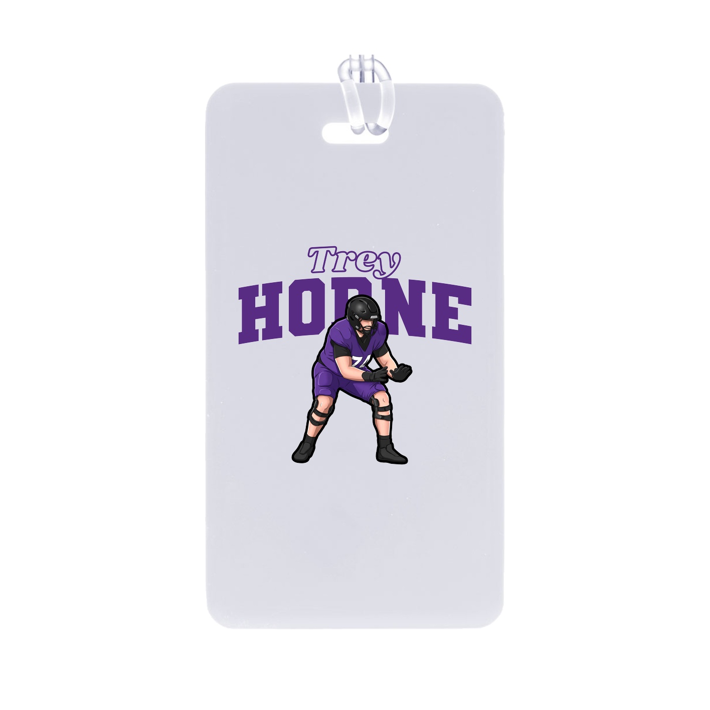 Bag Tag — Name Arch in Classic