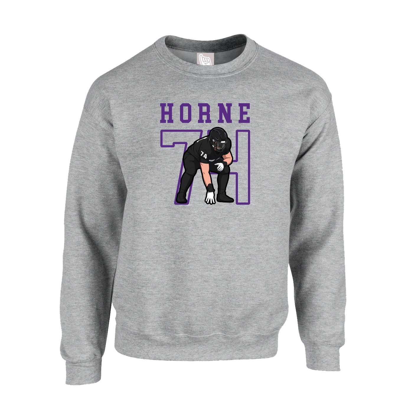 Fleece Crew — Shirsey in Grey