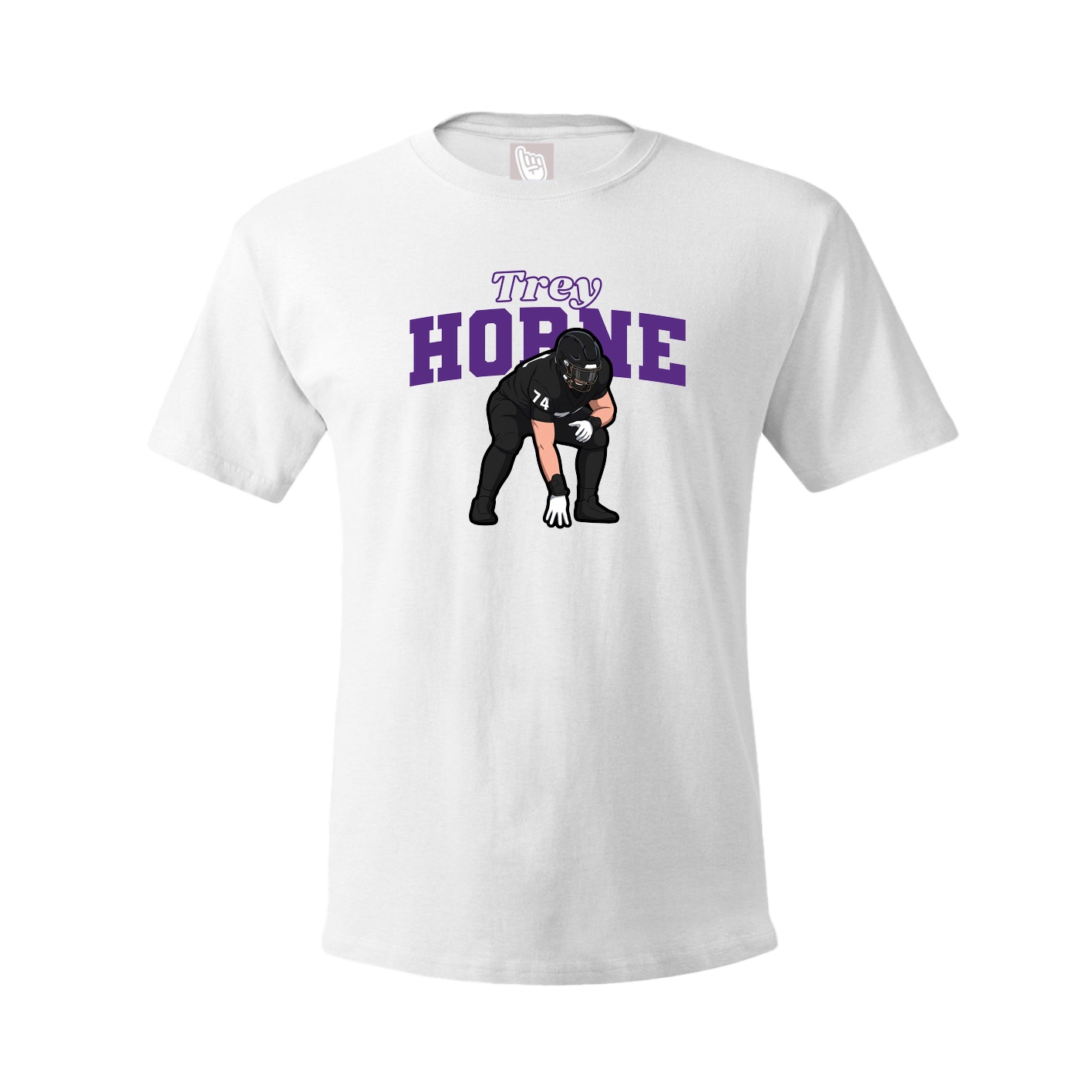 Tee — Name Arch in White