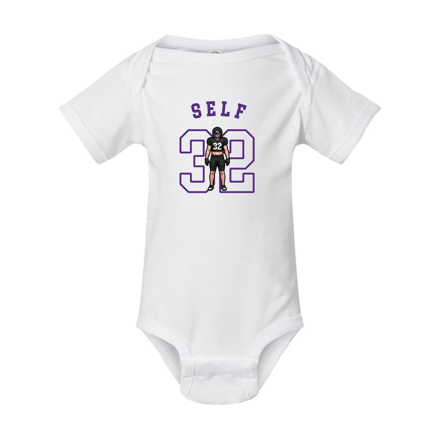 Baby Onesie — Shirsey Arch in White