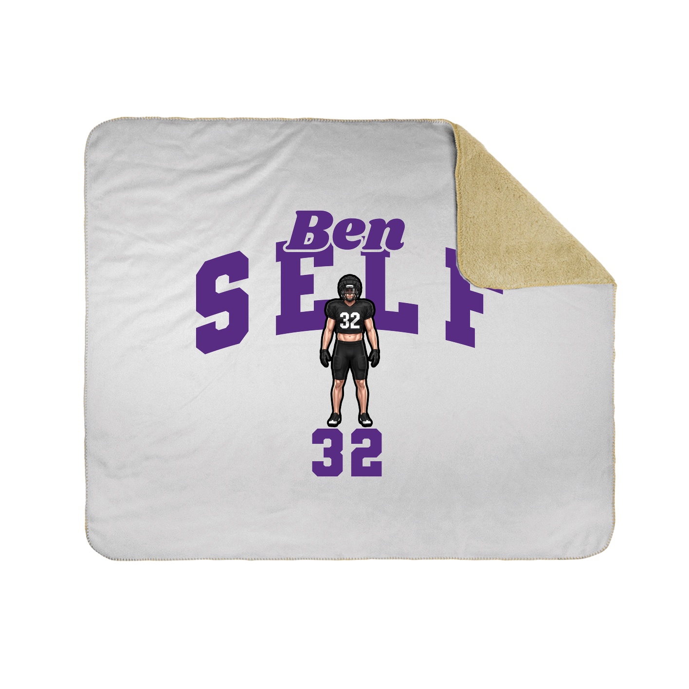 Throw Blanket — Signature Arch in White