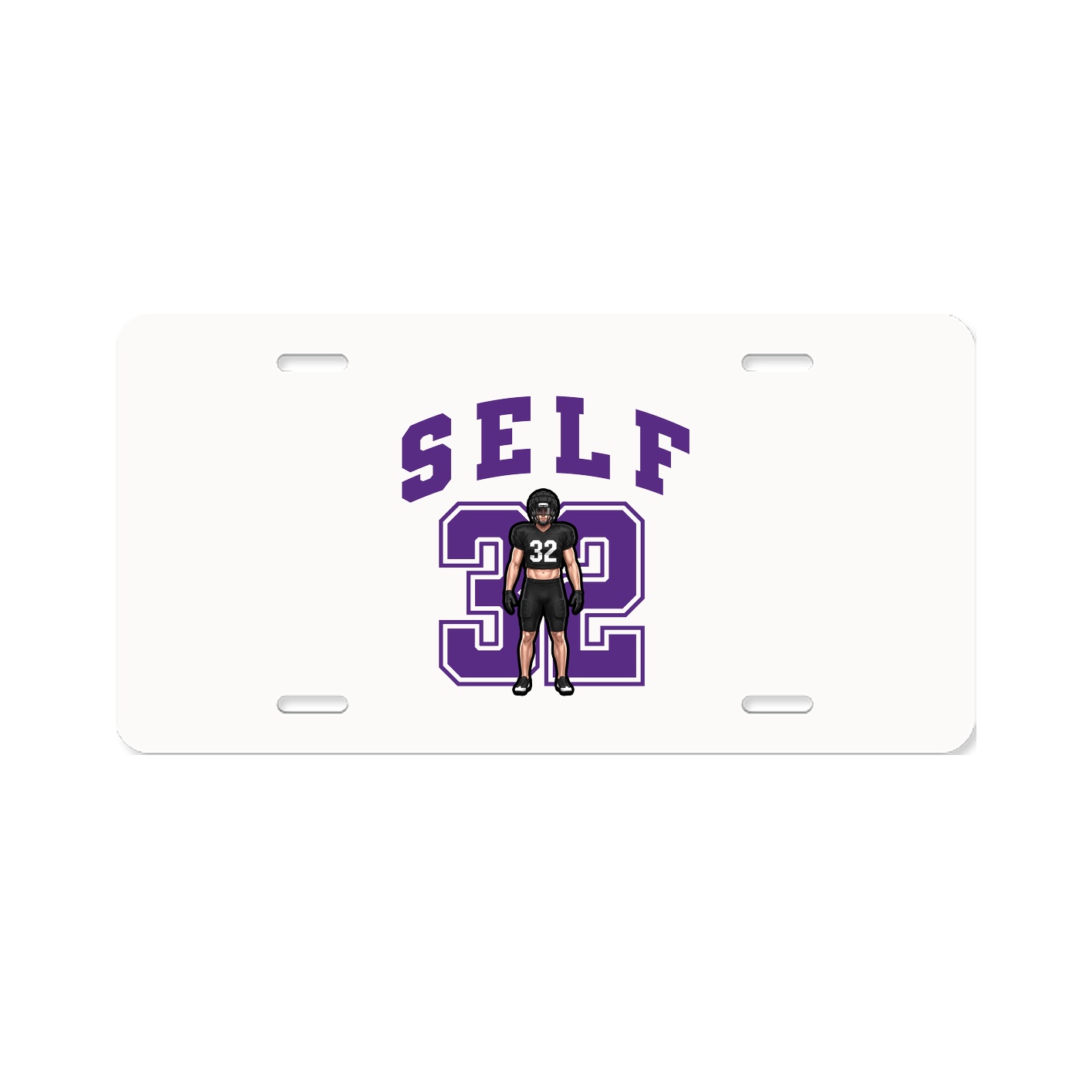License Plate — Number in Classic