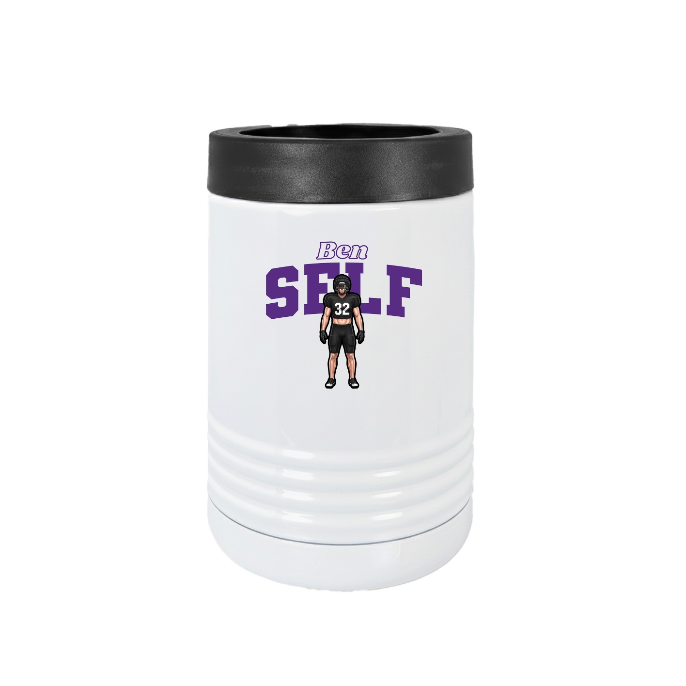 Beverage Holder — Name Arch in White