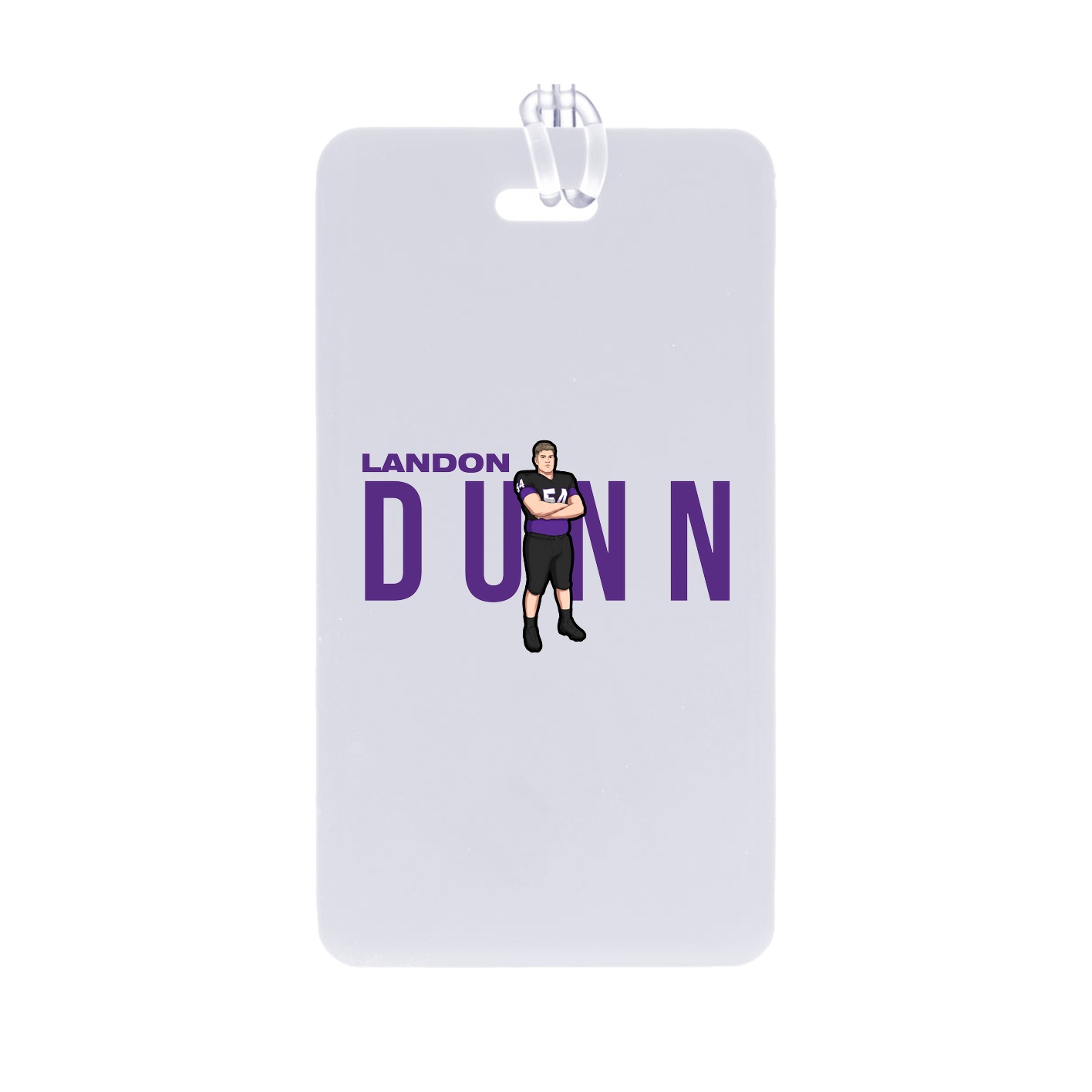 Bag Tag — Player Name in Classic
