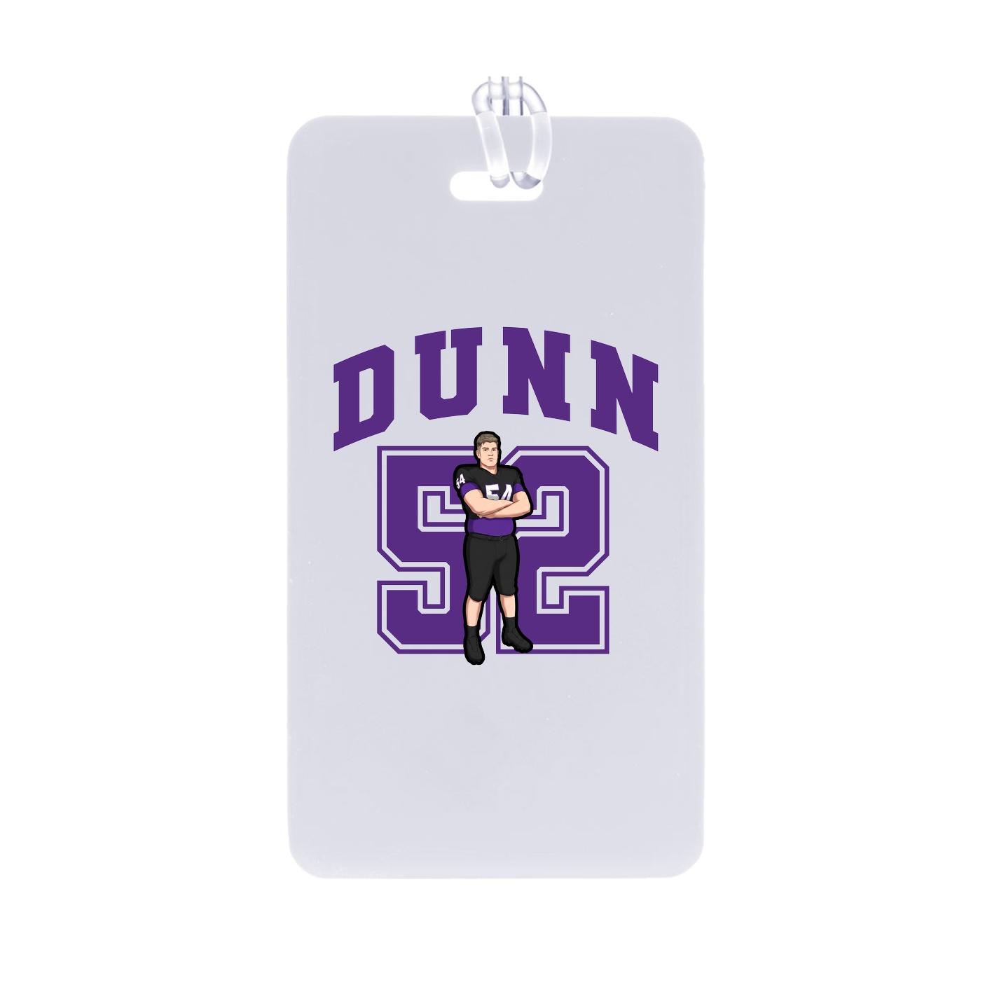 Bag Tag — Number in Classic