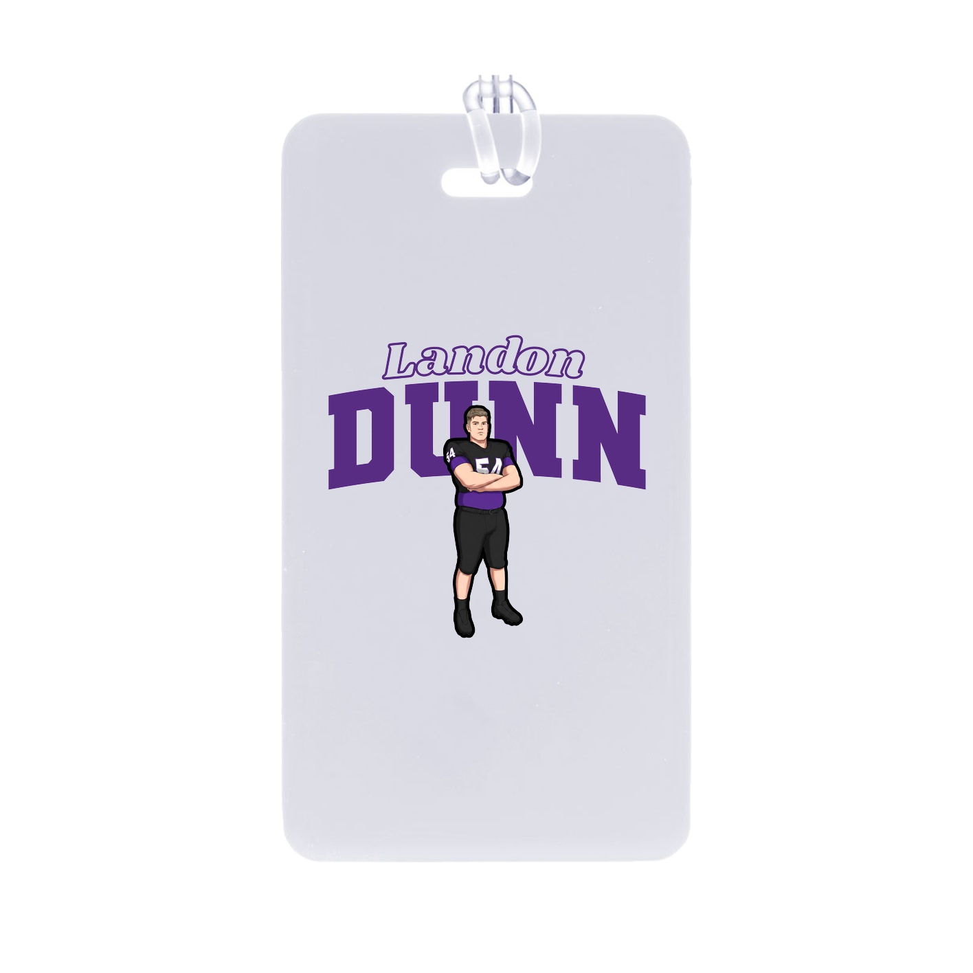Bag Tag — Name Arch in Classic
