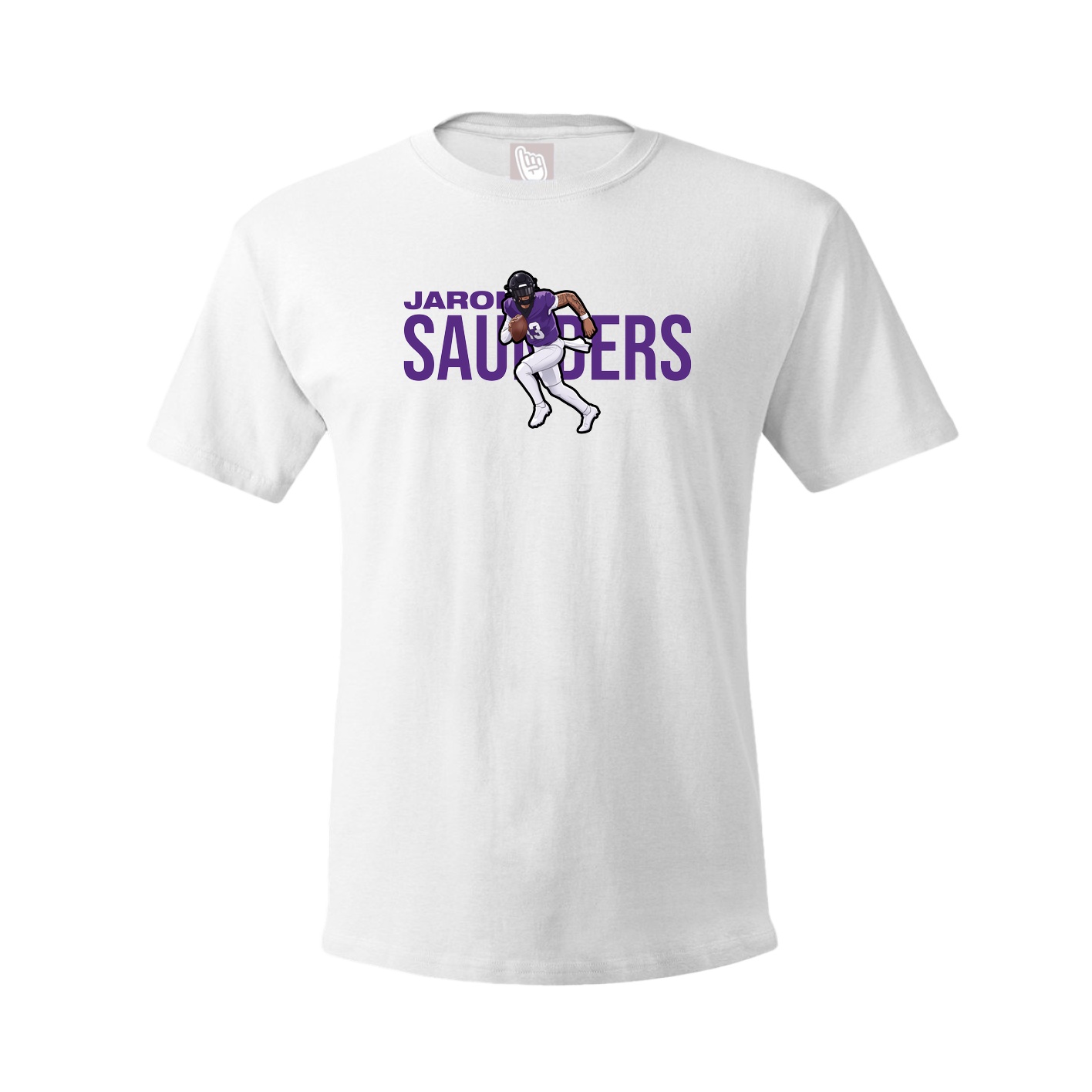 Youth Tee — Player Name in White