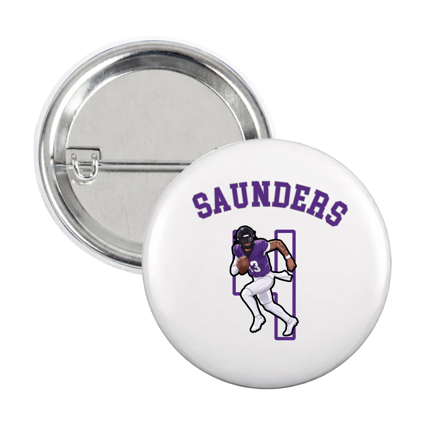 Game Day Button — Shirsey Arch in White