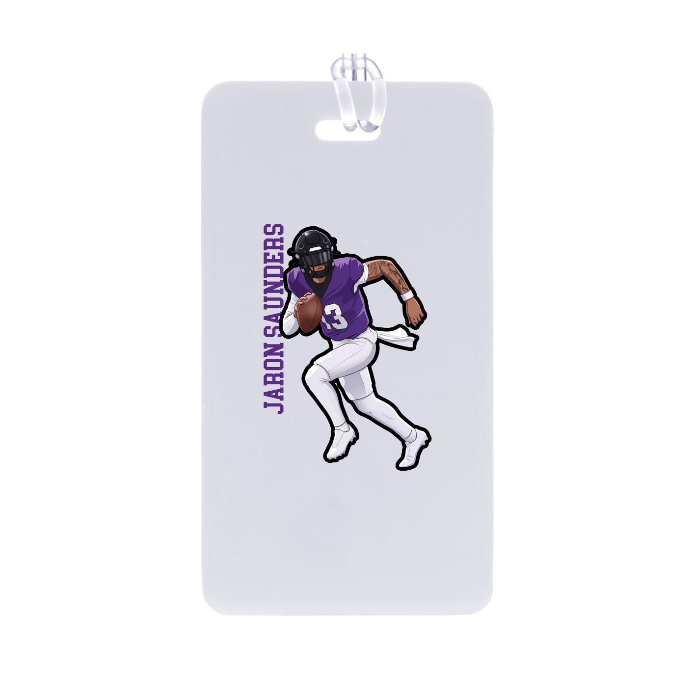 Bag Tag — Name Vertical in Classic