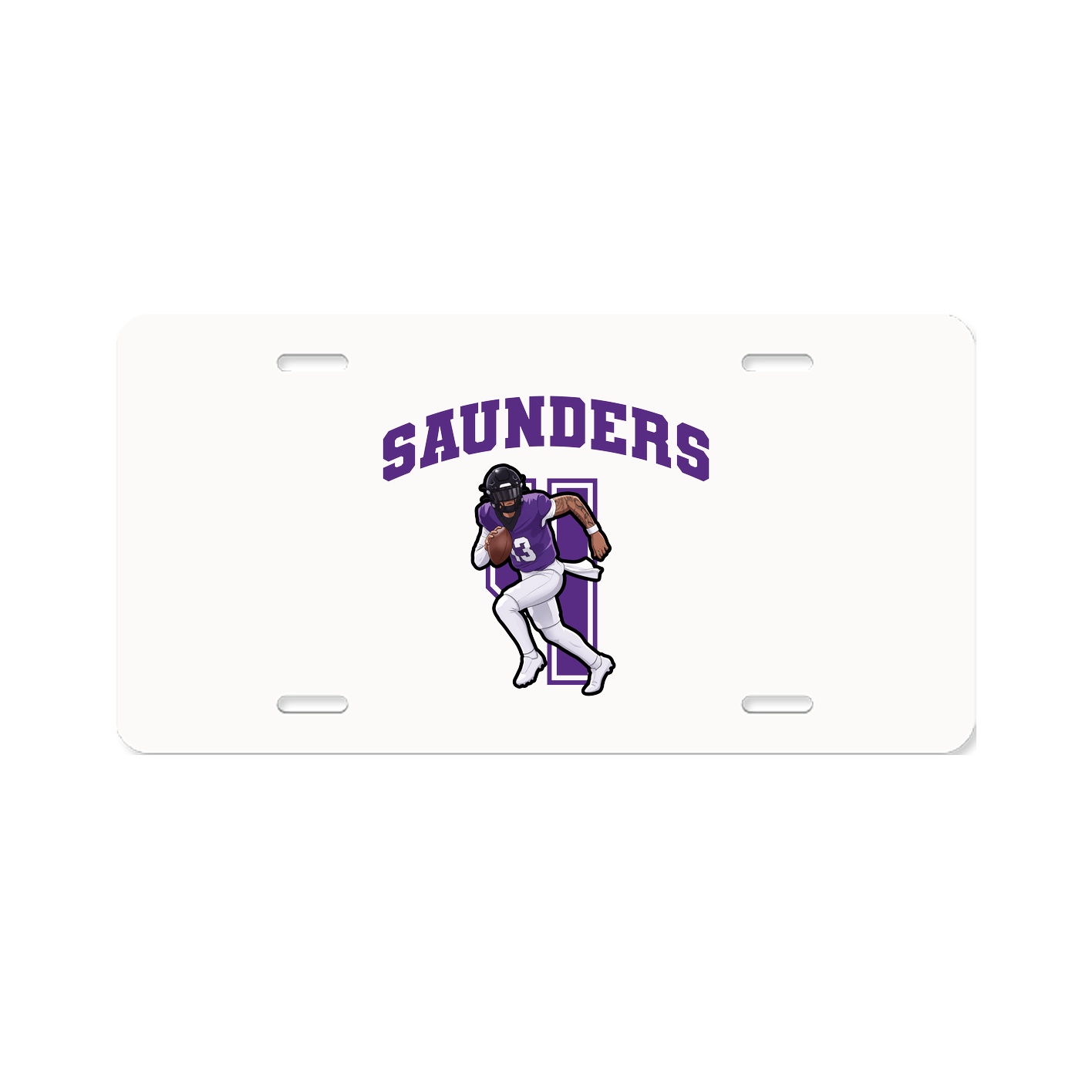 License Plate — Number in Classic